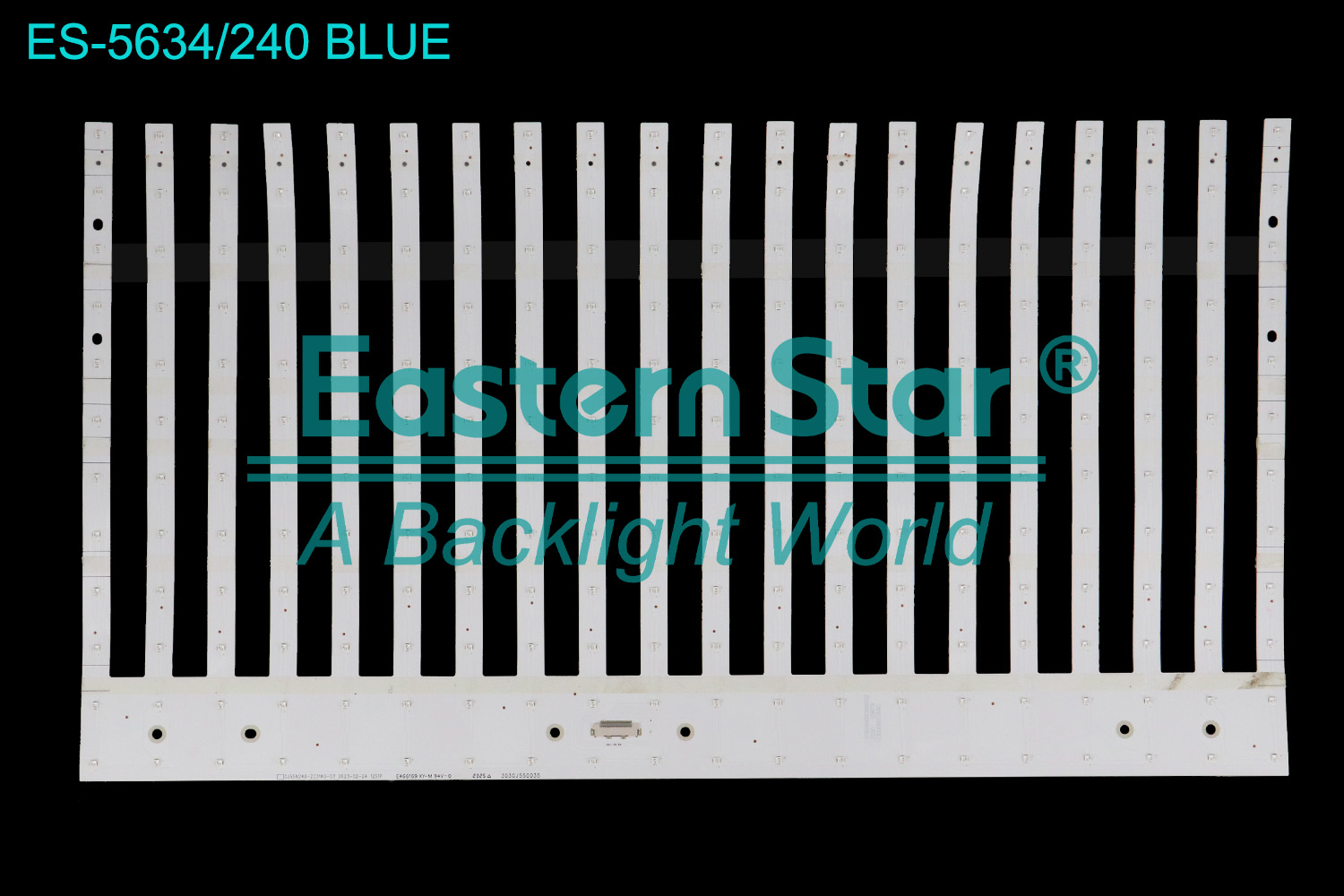 ES-5634 LED TV Backlight use for 55"  Philips  GJ55N240-ZC31AG-03 2023-02-24 12S1P 303GJ550035 210B240M0BCBBBM00Z 23281 109879 CXXXX02728AC LED BACKLIGHT STRIP(4)