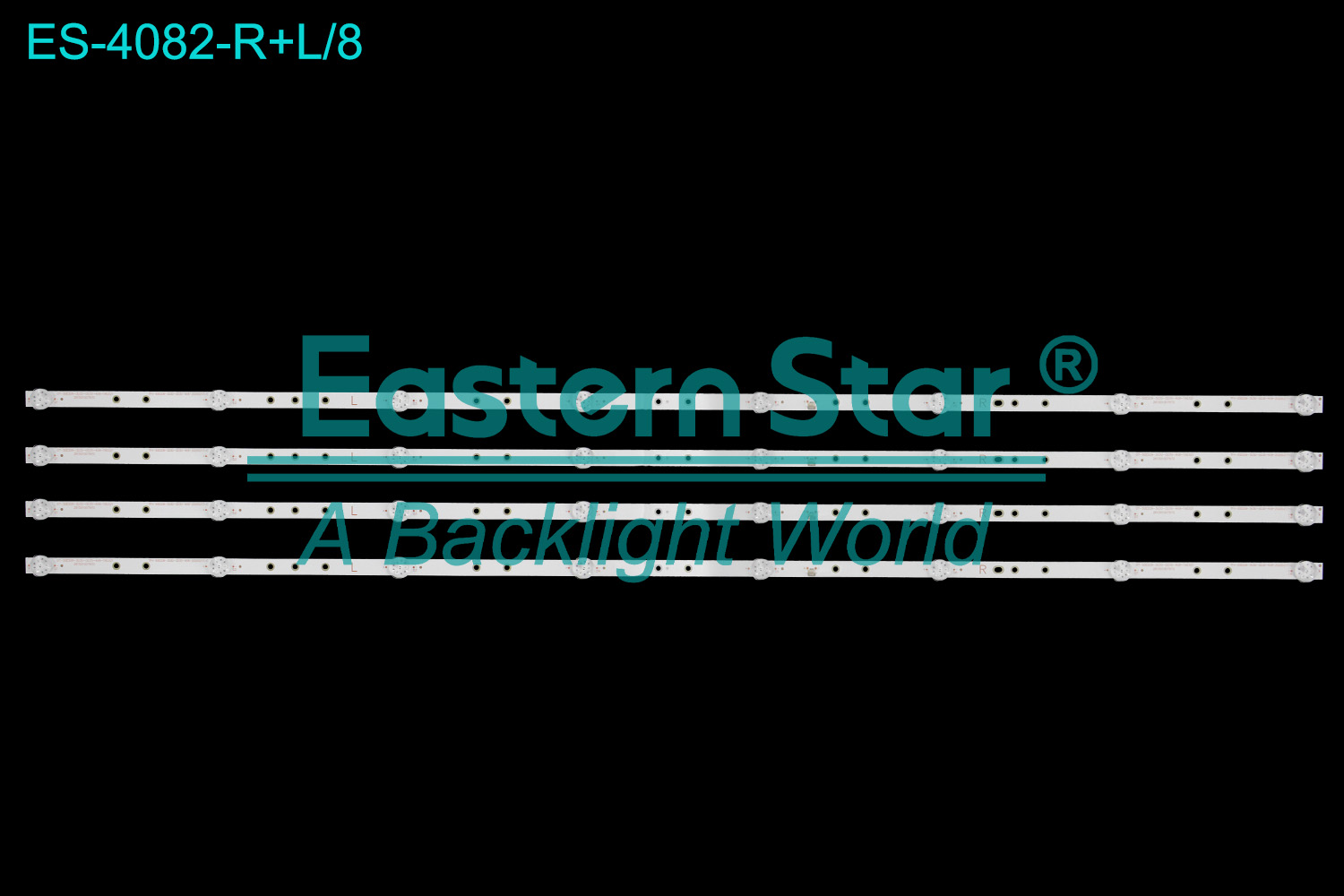 ES-4082 LED TV Backlight use for 50" Philips  50PUF7294/T3 50PUG6654 50PUG6654/78 50PS69  07-50ES09-3030-0D35-4X8-190321 261501007970 TPV-50ES09-3030-OD35-4X8 20200217-C， TPV-50ES29-3030-0D35-4X8 LED BACKLIGHT STRIP(4)