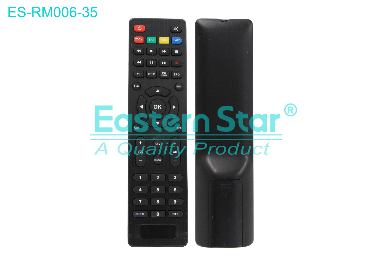 ES-RM006-35 Compatible for Redline Smart TV Remote Control R/M 45 Keys