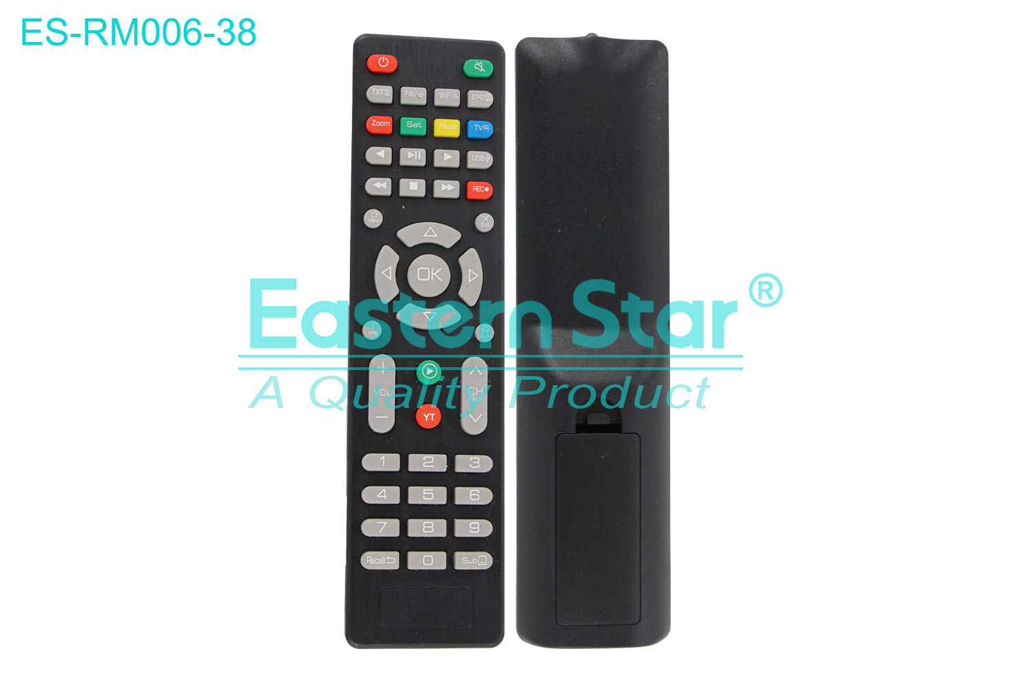 ES-RM006-38 Compatible for / Smart TV Remote Control R/M 45 Keys