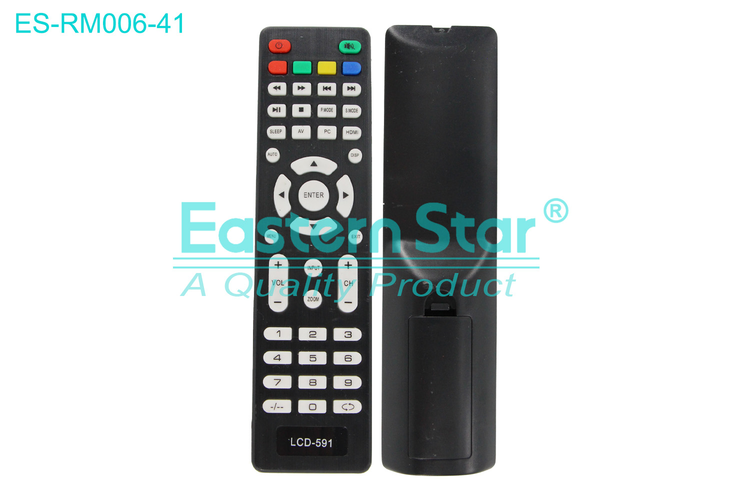 ES-RM006-41 Compatible for Yumatu Smart TV Remote Control R/M 45 Keys