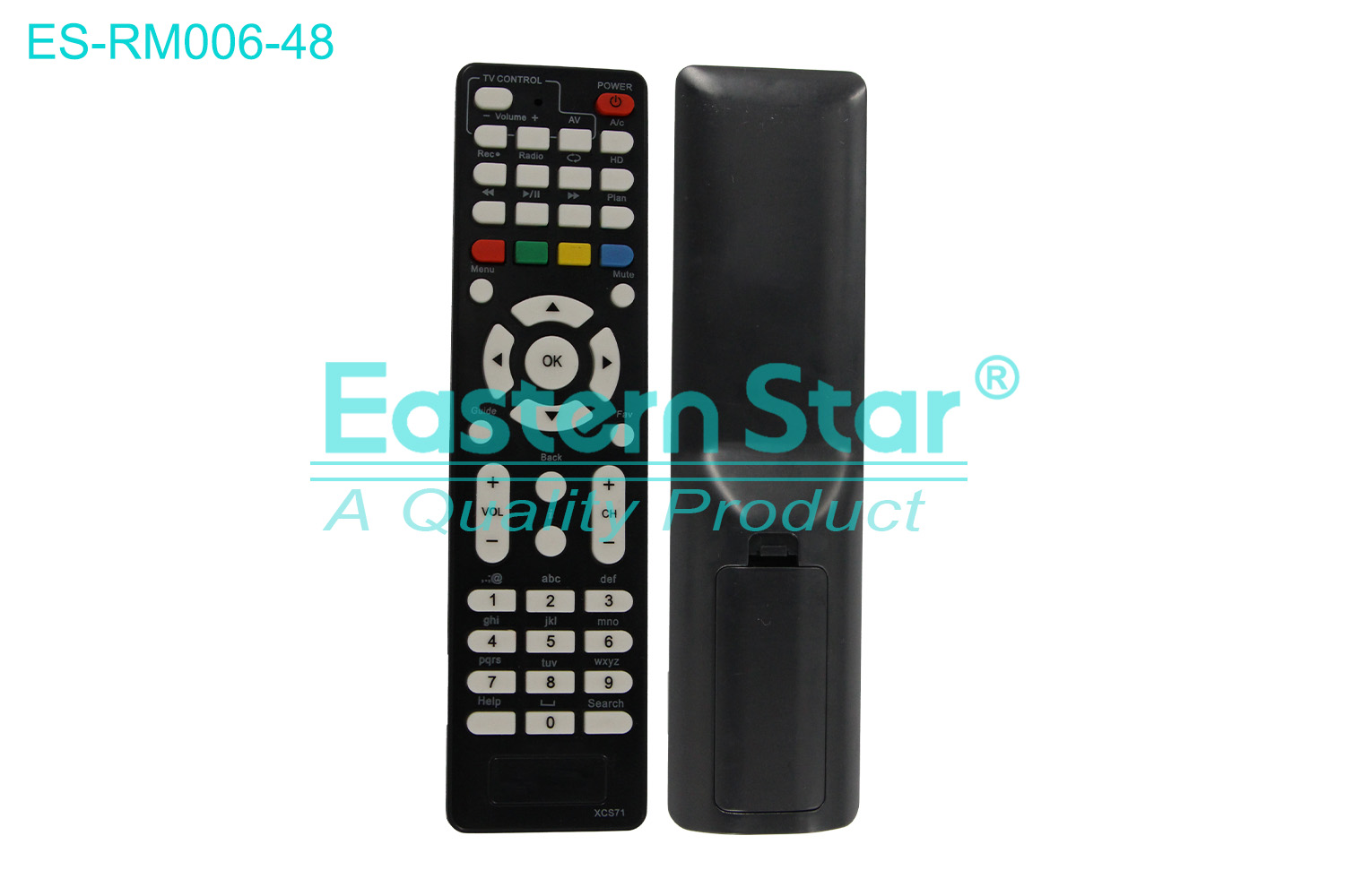ES-RM006-48 Compatible for / Smart TV Remote Control R/M 45 Keys