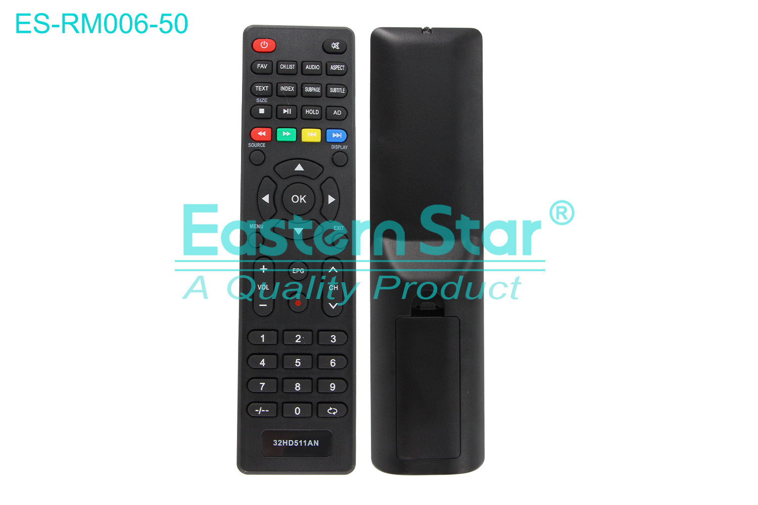ES-RM006-50 Compatible for / Smart TV Remote Control R/M 45 Keys