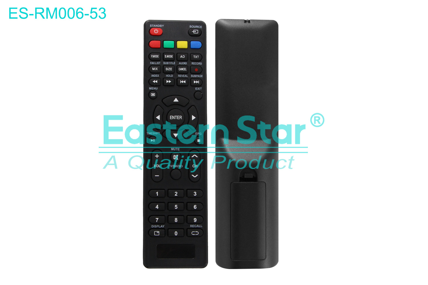 ES-RM006-53 Compatible for / Smart TV Remote Control R/M 45 Keys