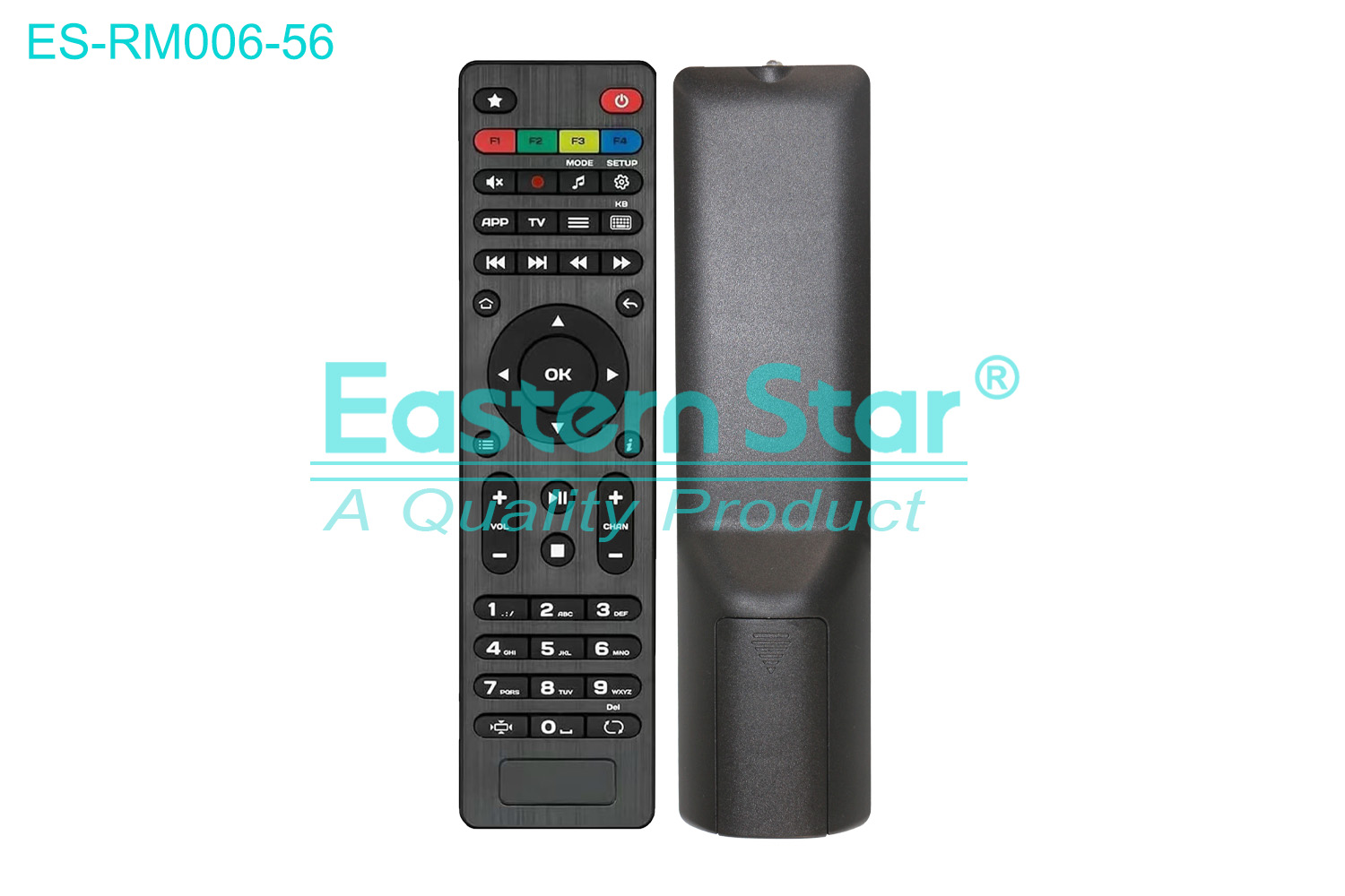 ES-RM006-56 Compatible for / Smart TV Remote Control R/M 45 Keys