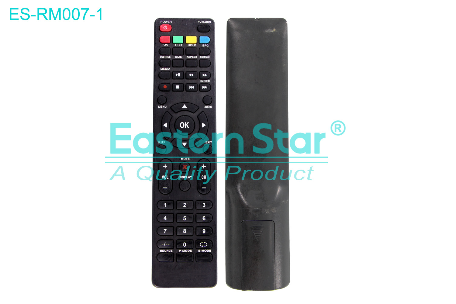 ES-RM007-1 Compatible for / Smart TV Remote Control R/M 52 Keys