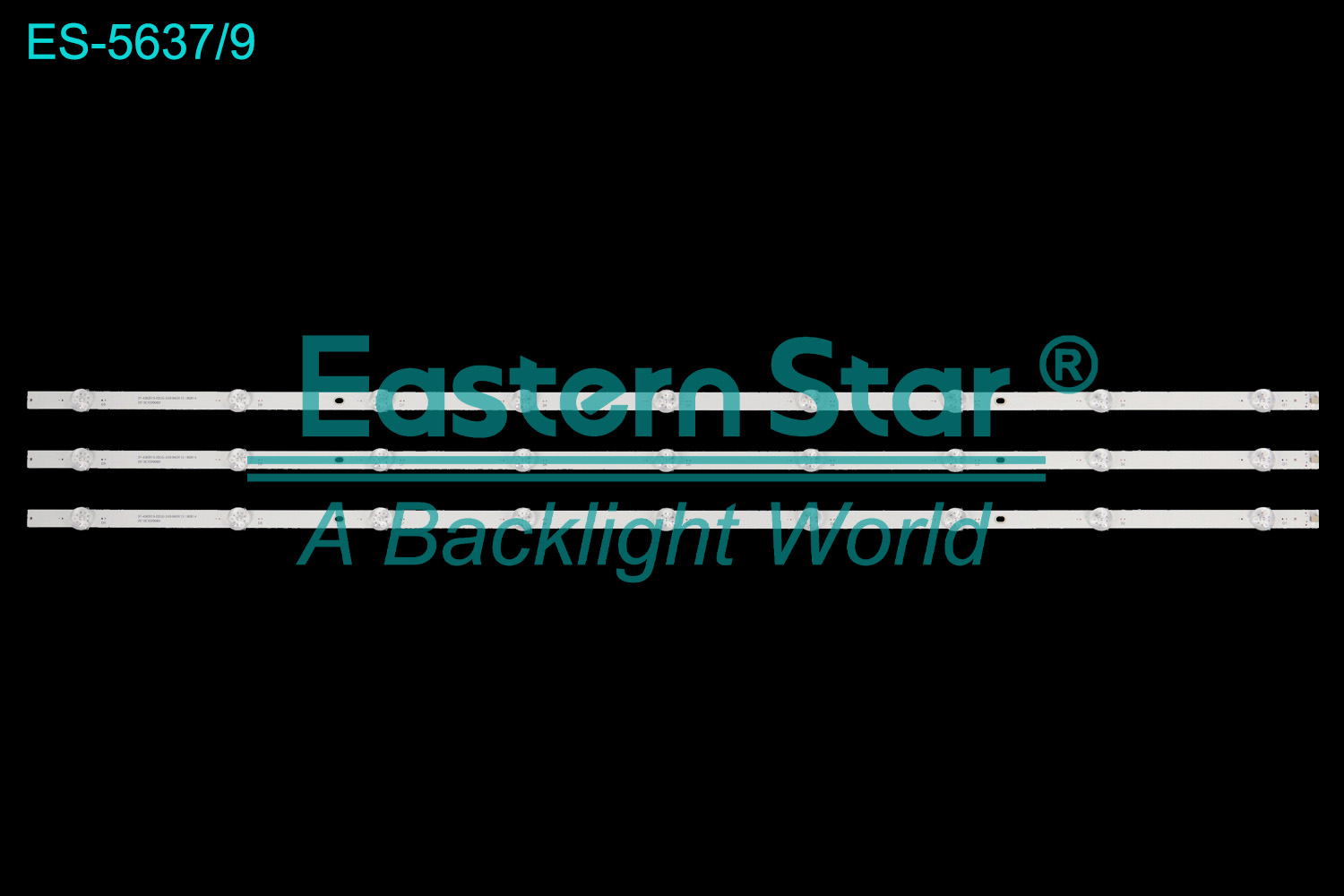 ES-5637 LED TV Backlight use for 43" Philips  43PFT5505/68  07-43EB19-0D35-3X9-840X12-180814 261501009060 LED BACKLIGHT STRIP(3)