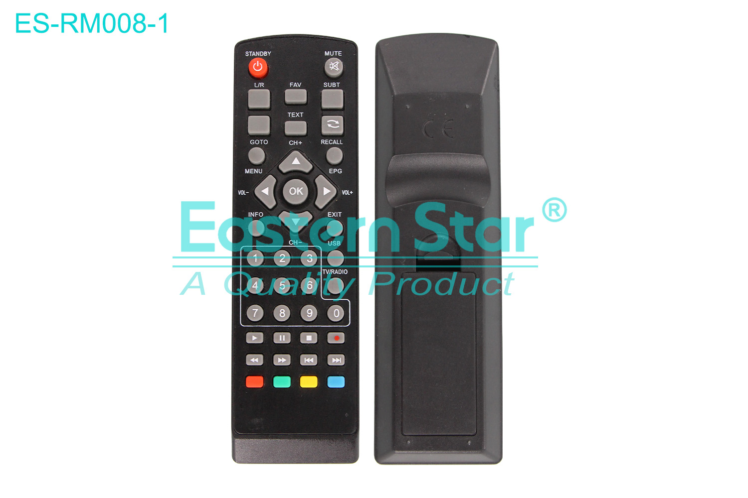 ES-RM008-1 Compatible for / Smart TV Remote Control R/M 41 Keys