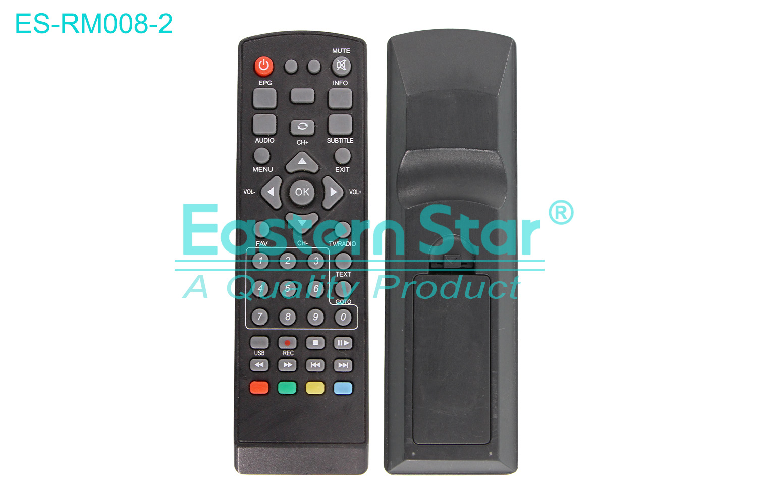 ES-RM008-2 Compatible for / Smart TV Remote Control R/M 43 Keys