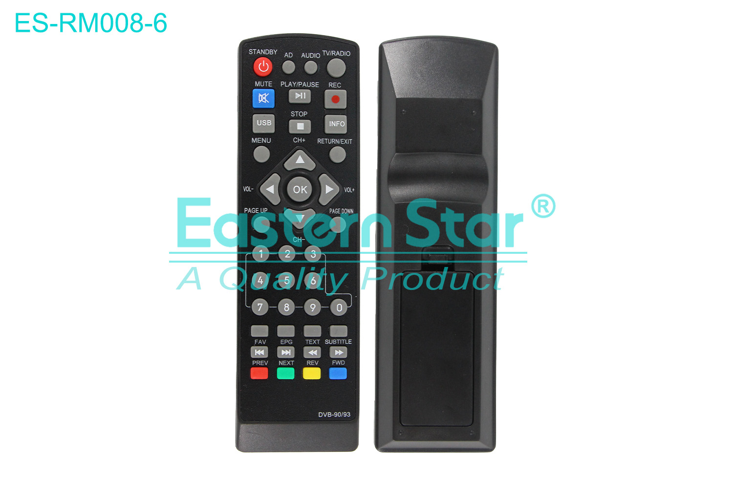 ES-RM008-6 Compatible for / Smart TV Remote Control R/M 41 Keys