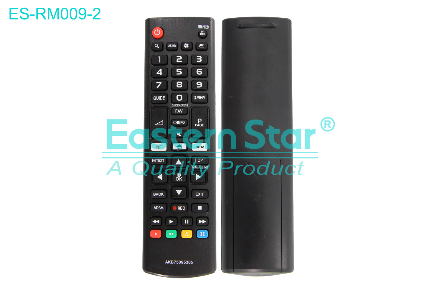 ES-RM009-2 Compatible for / Smart TV Remote Control R/M 48 Keys