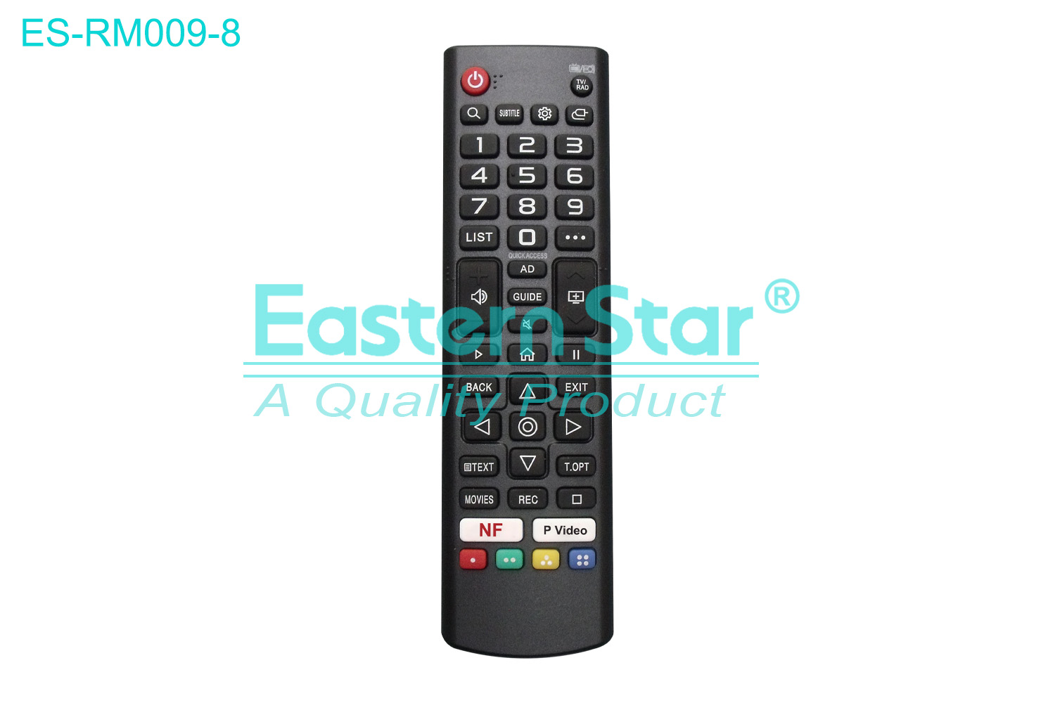 ES-RM009-8 Compatible for / Smart TV Remote Control R/M 46 Keys