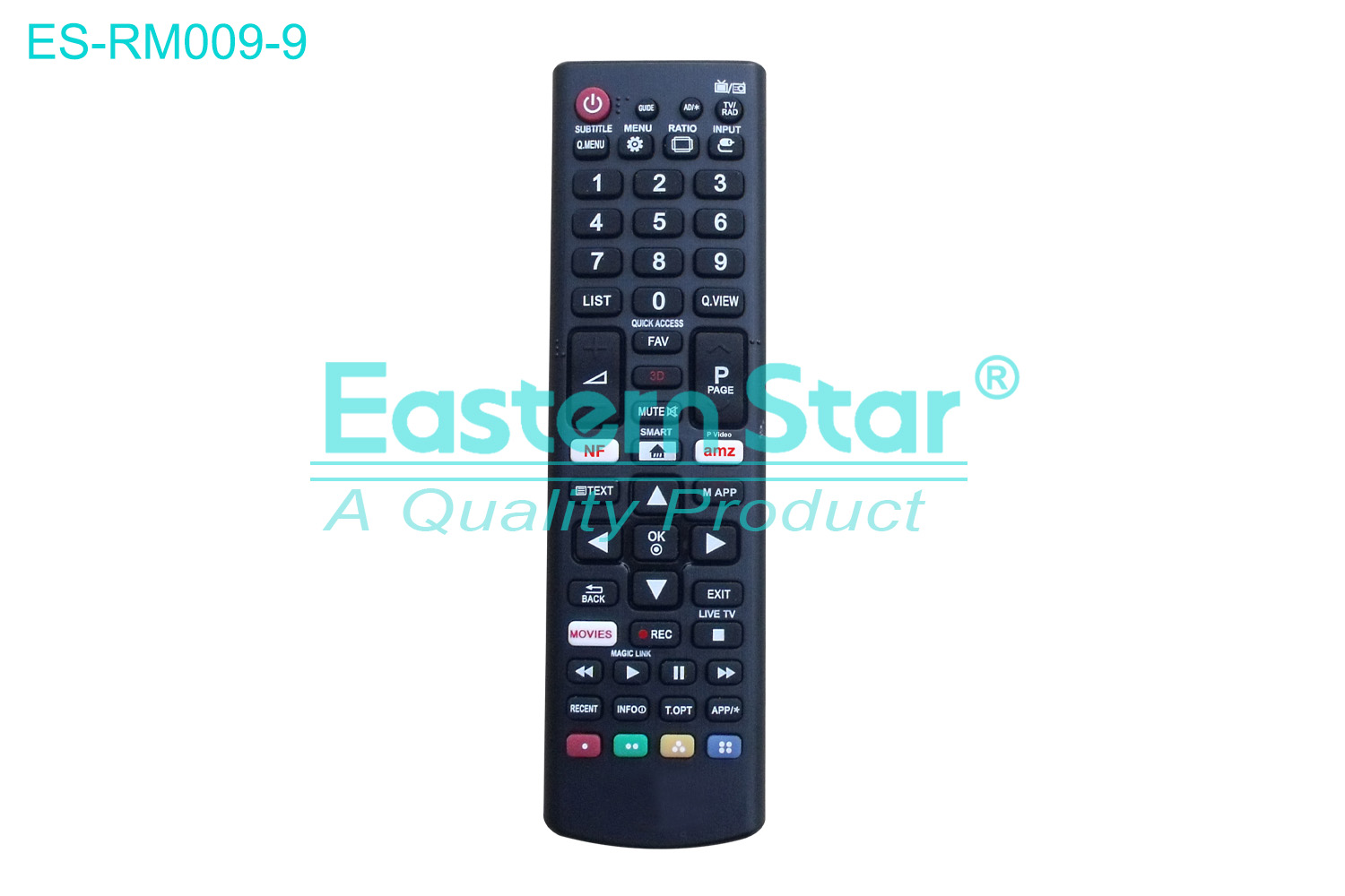ES-RM009-9 Compatible for Lg Smart TV Remote Control R/M 54 Keys