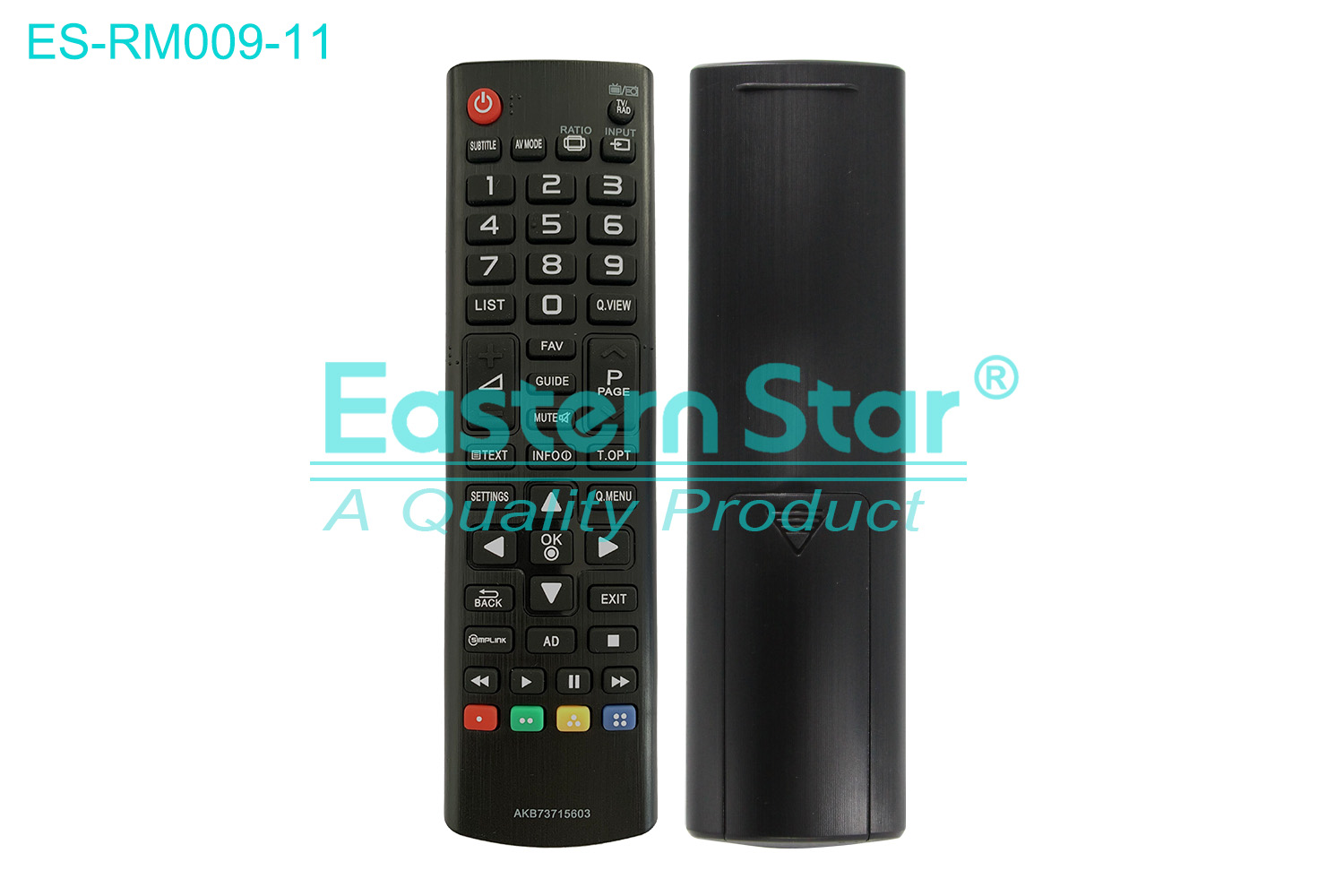 ES-RM009-11 Compatible for / Smart TV Remote Control R/M 48 Keys