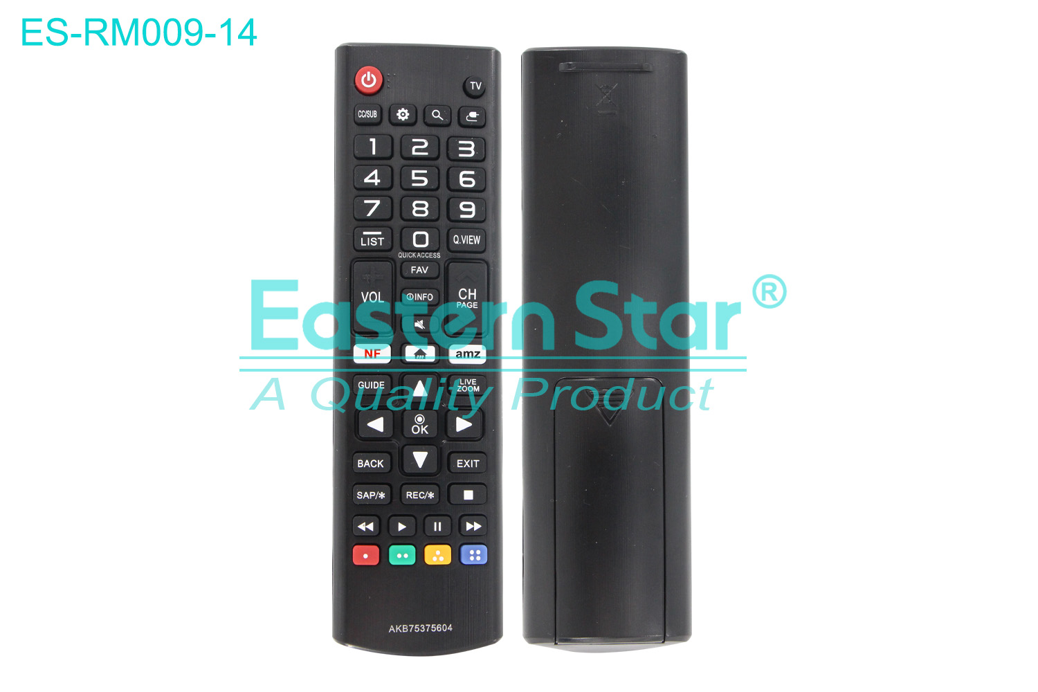 ES-RM009-14 Compatible for / Smart TV Remote Control R/M 48 Keys