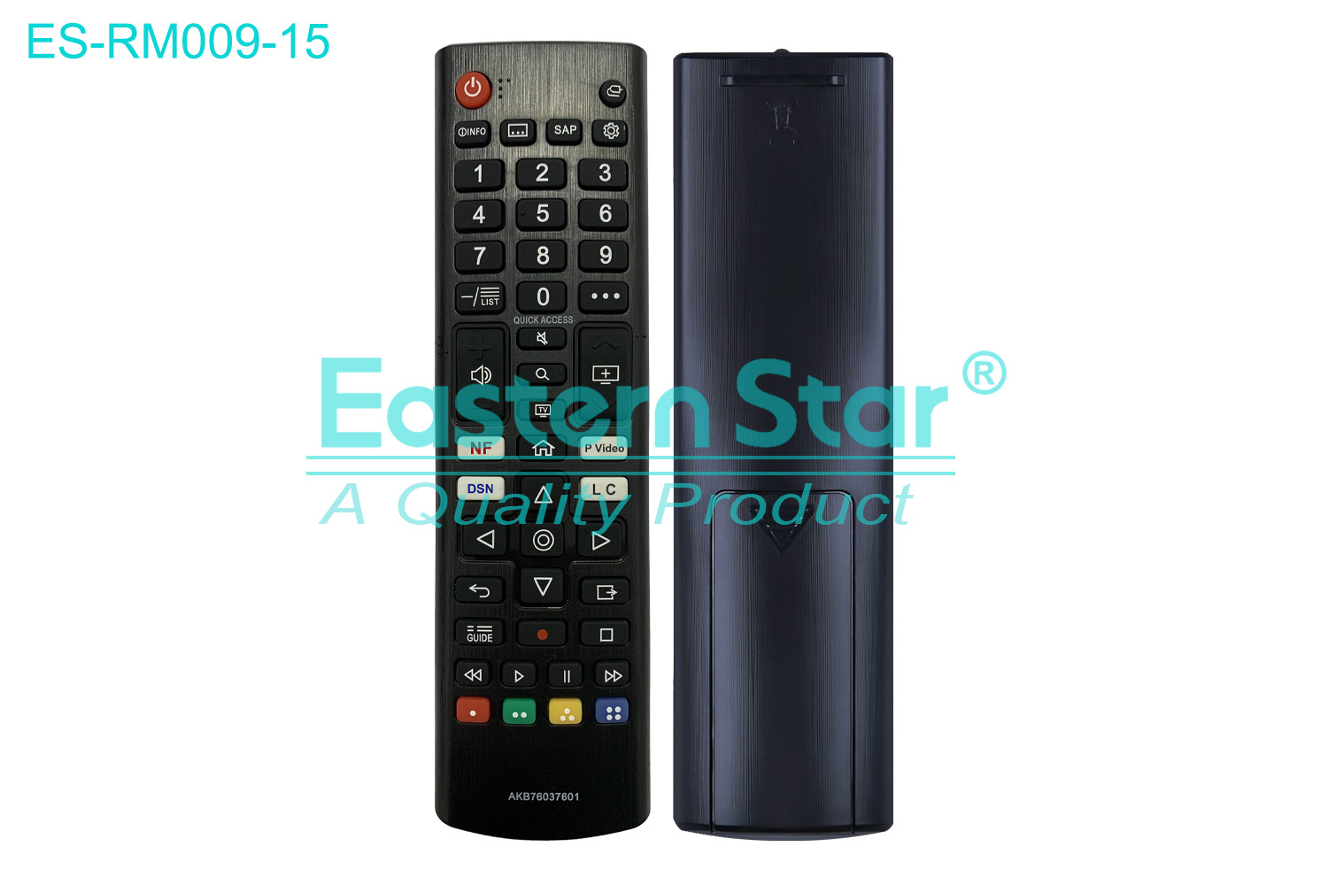 ES-RM009-15 Compatible for / Smart TV Remote Control R/M 48 Keys