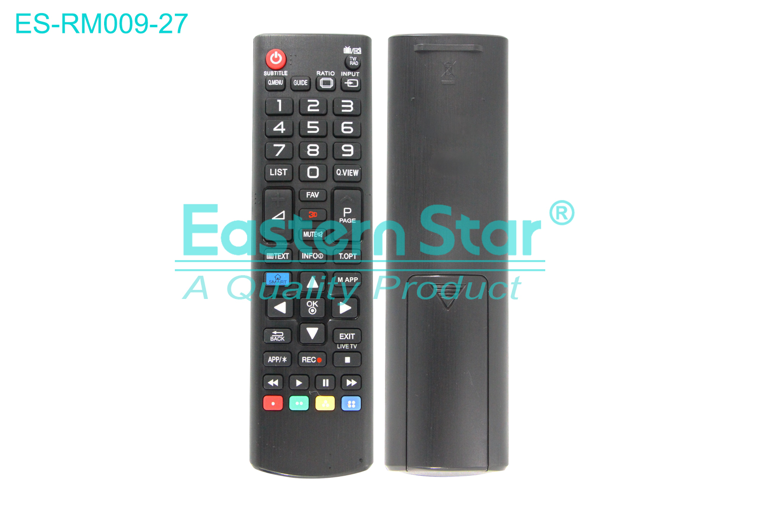 ES-RM009-27 Compatible for / Smart TV Remote Control R/M 48 Keys