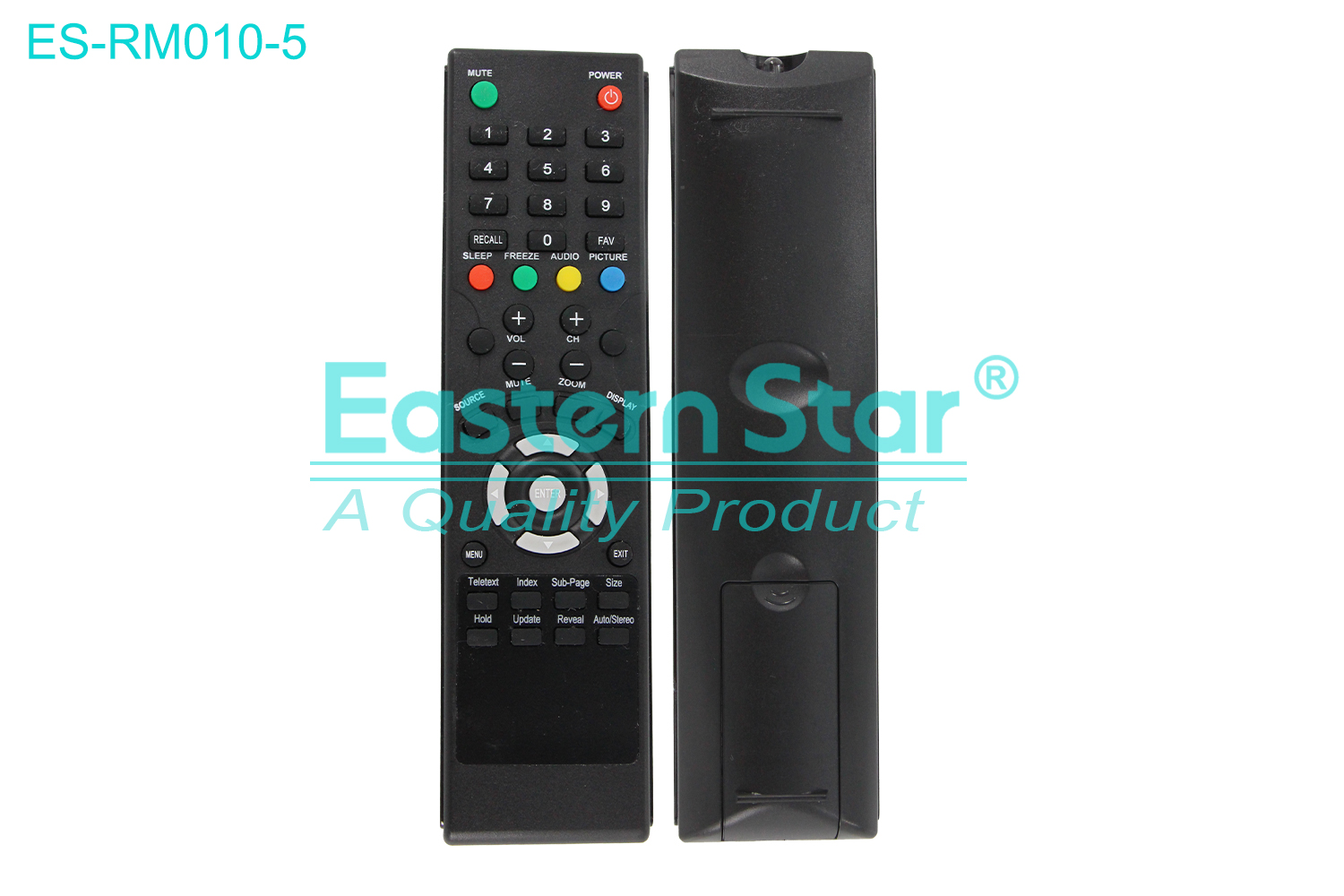 ES-RM010-5 Compatible for Sanyo Smart TV Remote Control R/M 43 Keys