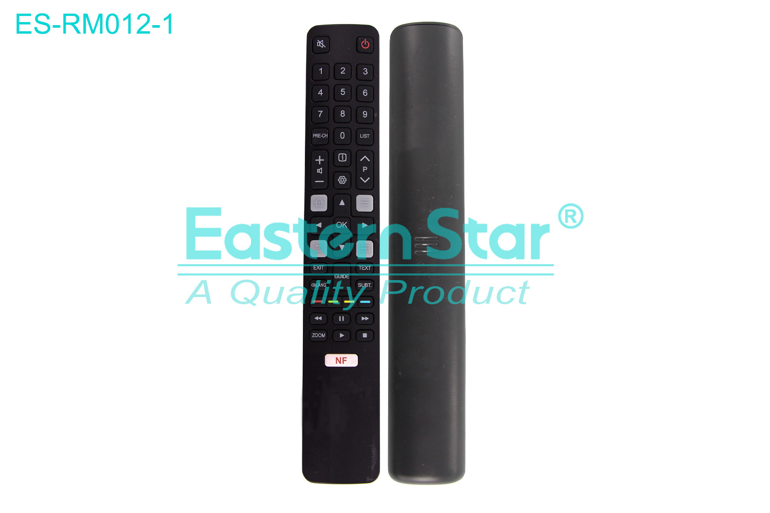 ES-RM012-1 Compatible for Tcl Smart TV Remote Control R/M 45 Keys