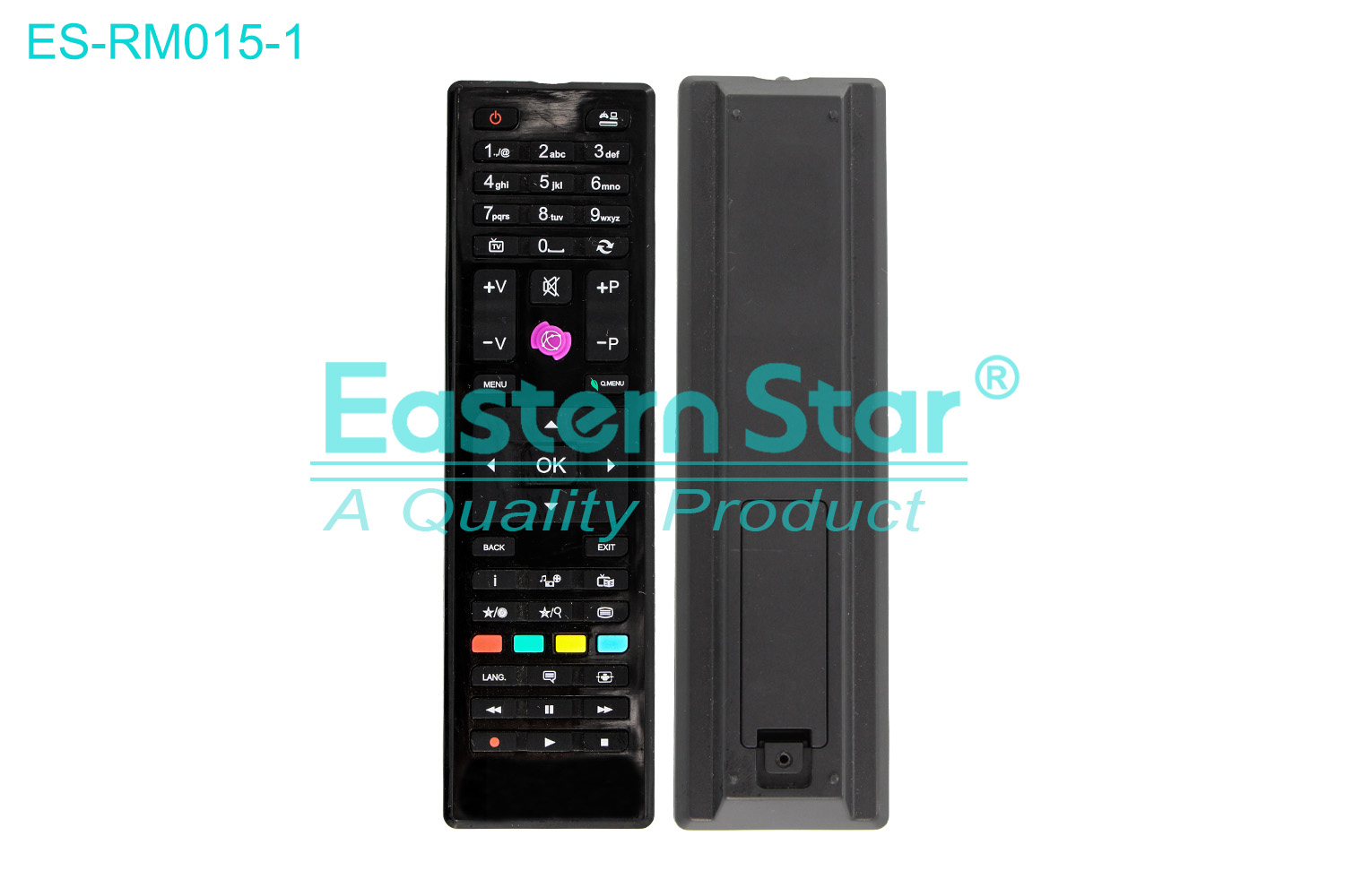 ES-RM015-1 Compatible for Jvc Smart TV Remote Control R/M 48 Keys