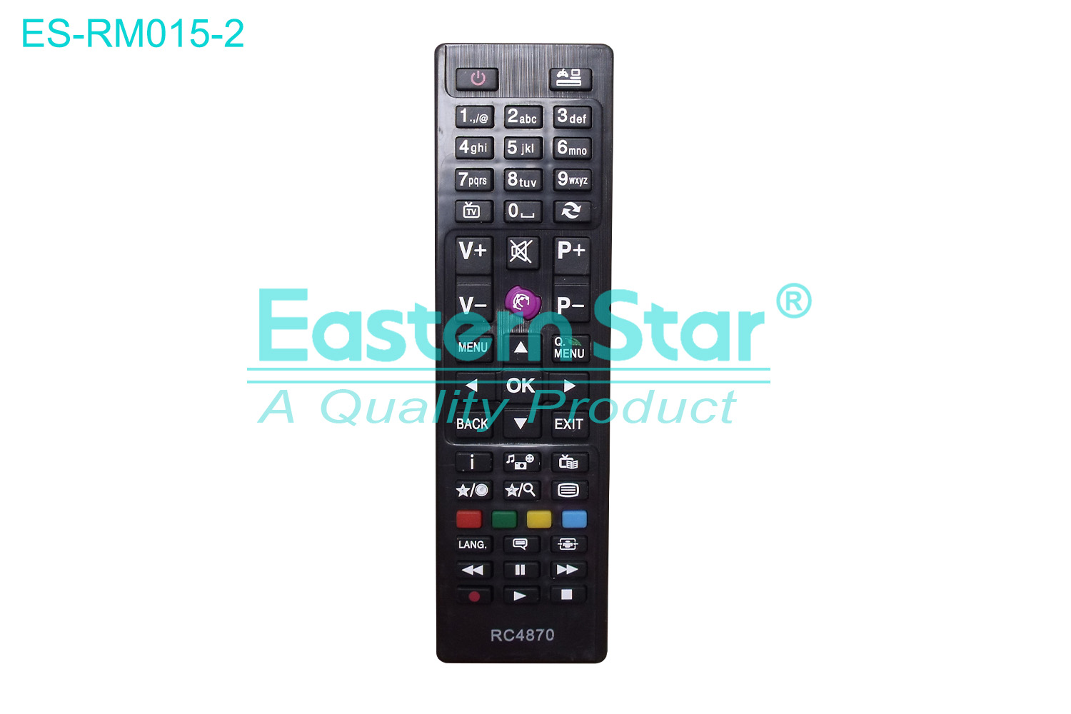 ES-RM015-2 Compatible for / Smart TV Remote Control R/M 48 Keys