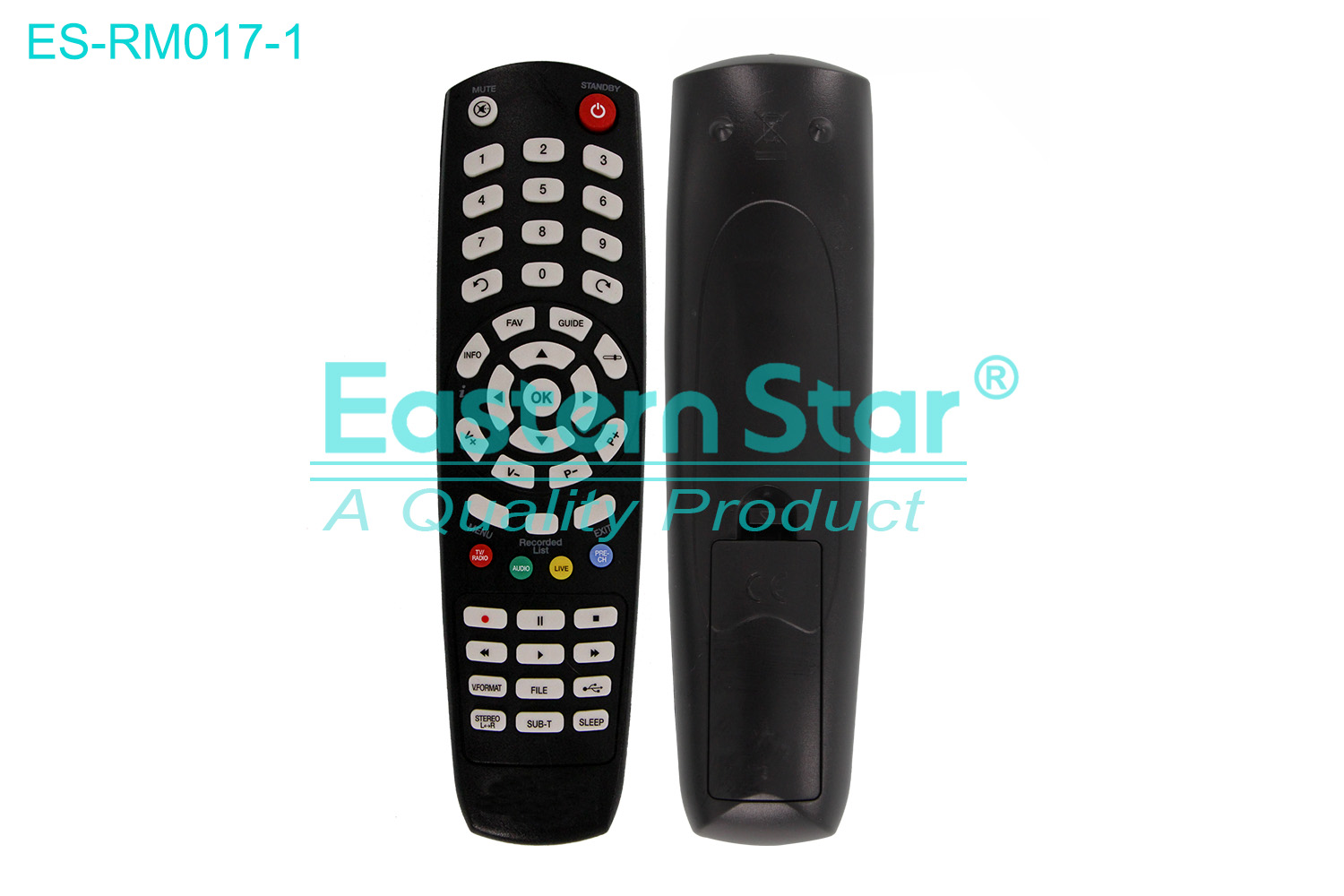 ES-RM017-1 Compatible for / Smart TV Remote Control R/M 46 Keys