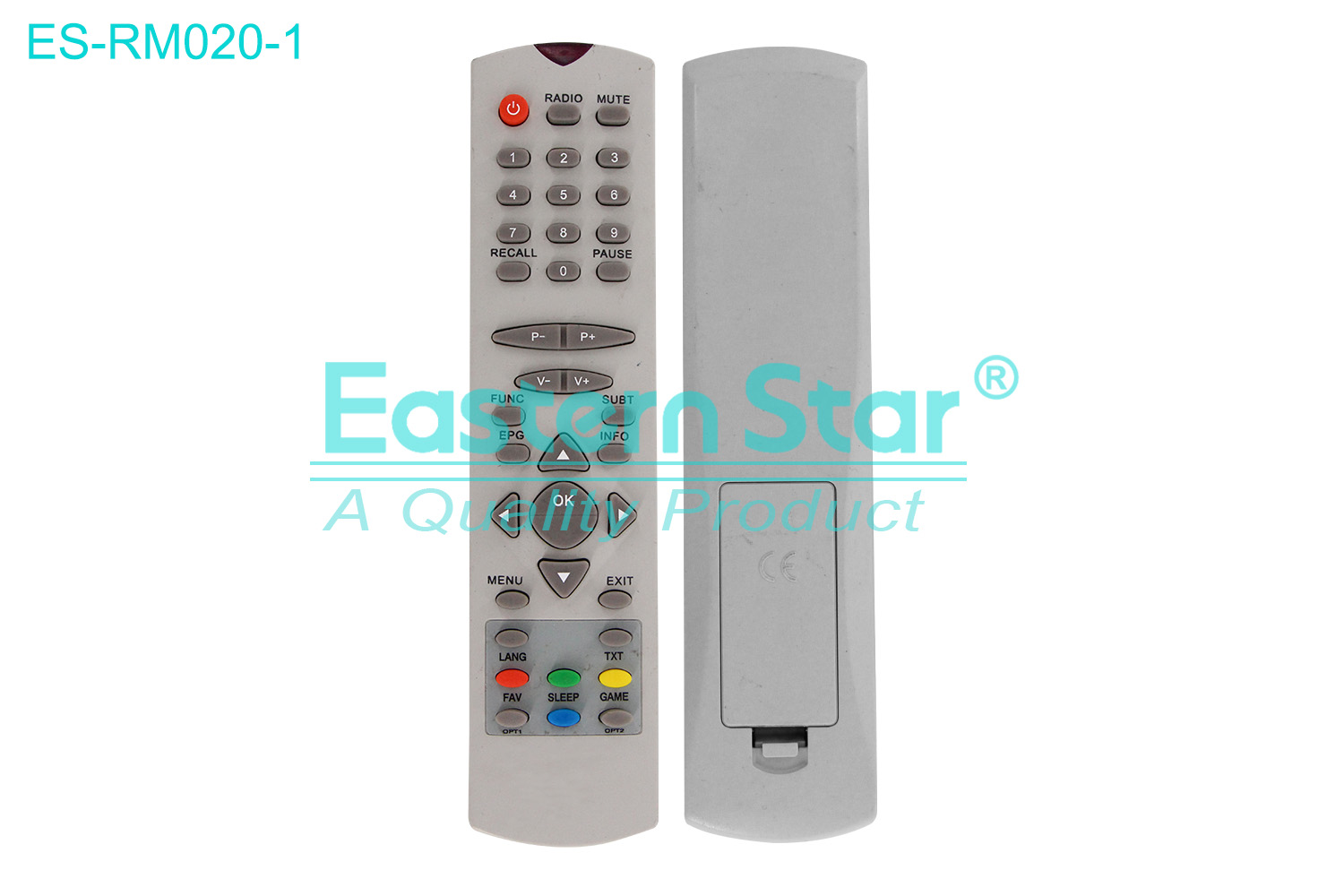 ES-RM020-1 Compatible for / Smart TV Remote Control R/M 38 Keys