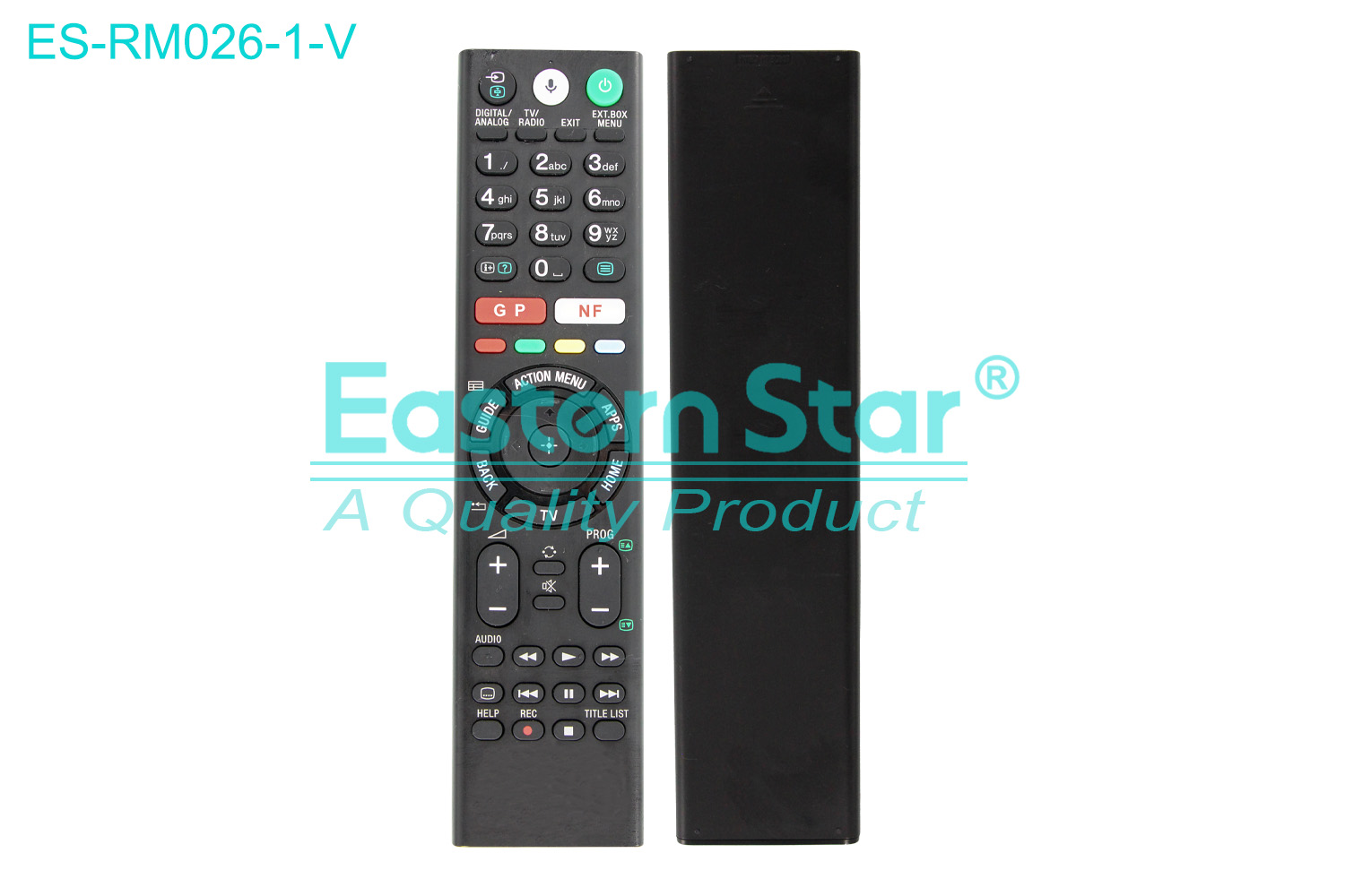 ES-RM026-1-V Compatible for / Smart TV Remote Control R/M 54 Keys