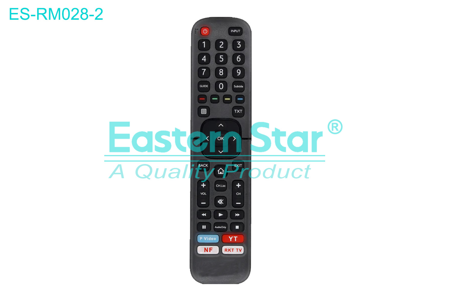 ES-RM028-2 Compatible for / Smart TV Remote Control R/M 44 Keys