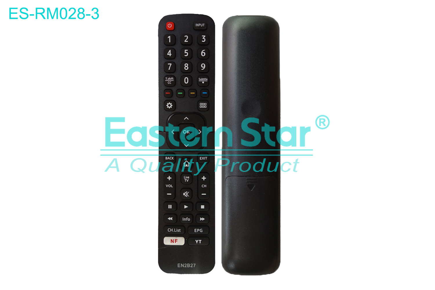 ES-RM028-3 Compatible for / Smart TV Remote Control R/M 44 Keys