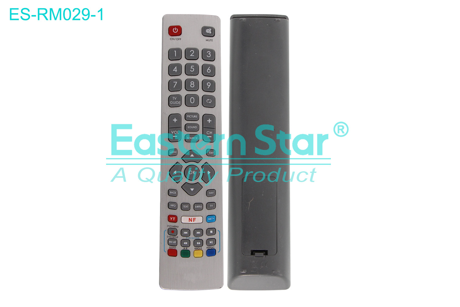 ES-RM029-1 Compatible for Sharp Smart TV Remote Control R/M 49 Keys