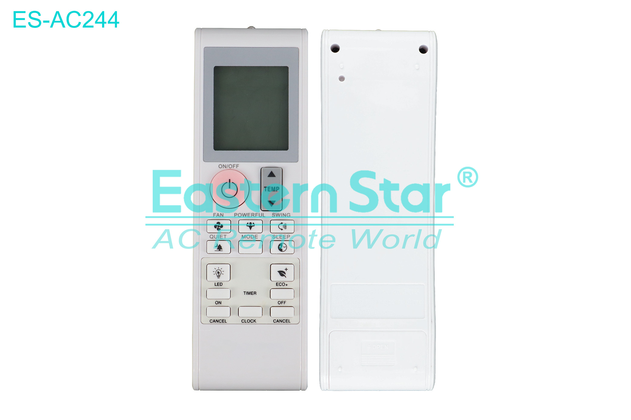 ES-AC244 High Quality China Remote AC Remote for Daikin Air Conditioner Remote A/C 16 keys