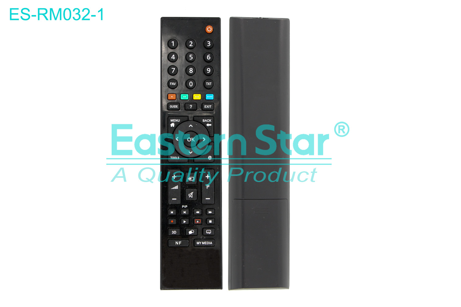 ES-RM032-1 Compatible for Beko Smart TV Remote Control R/M 48 Keys