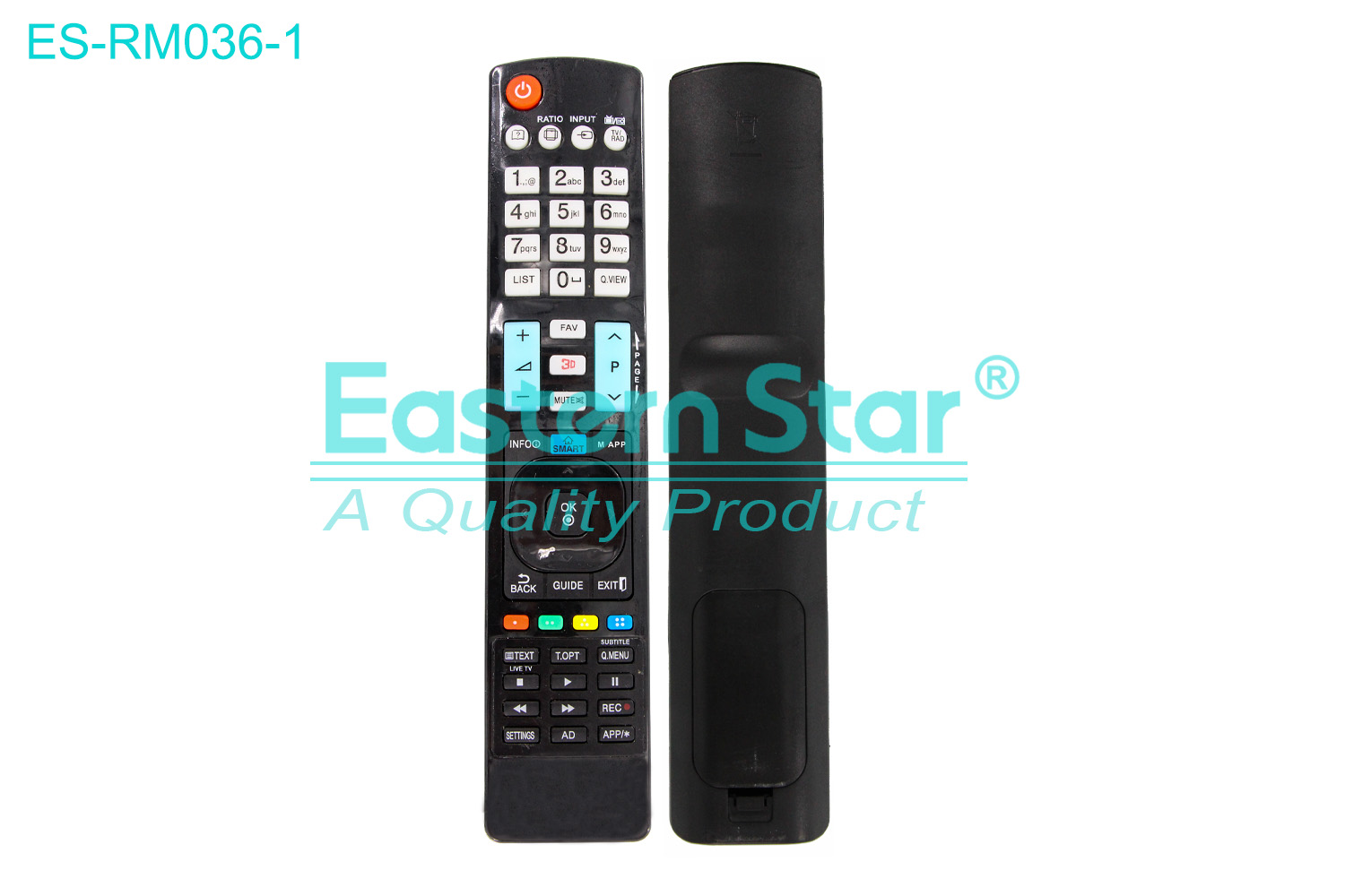 ES-RM036-1 Compatible for Lg Smart TV Remote Control R/M 51 Keys