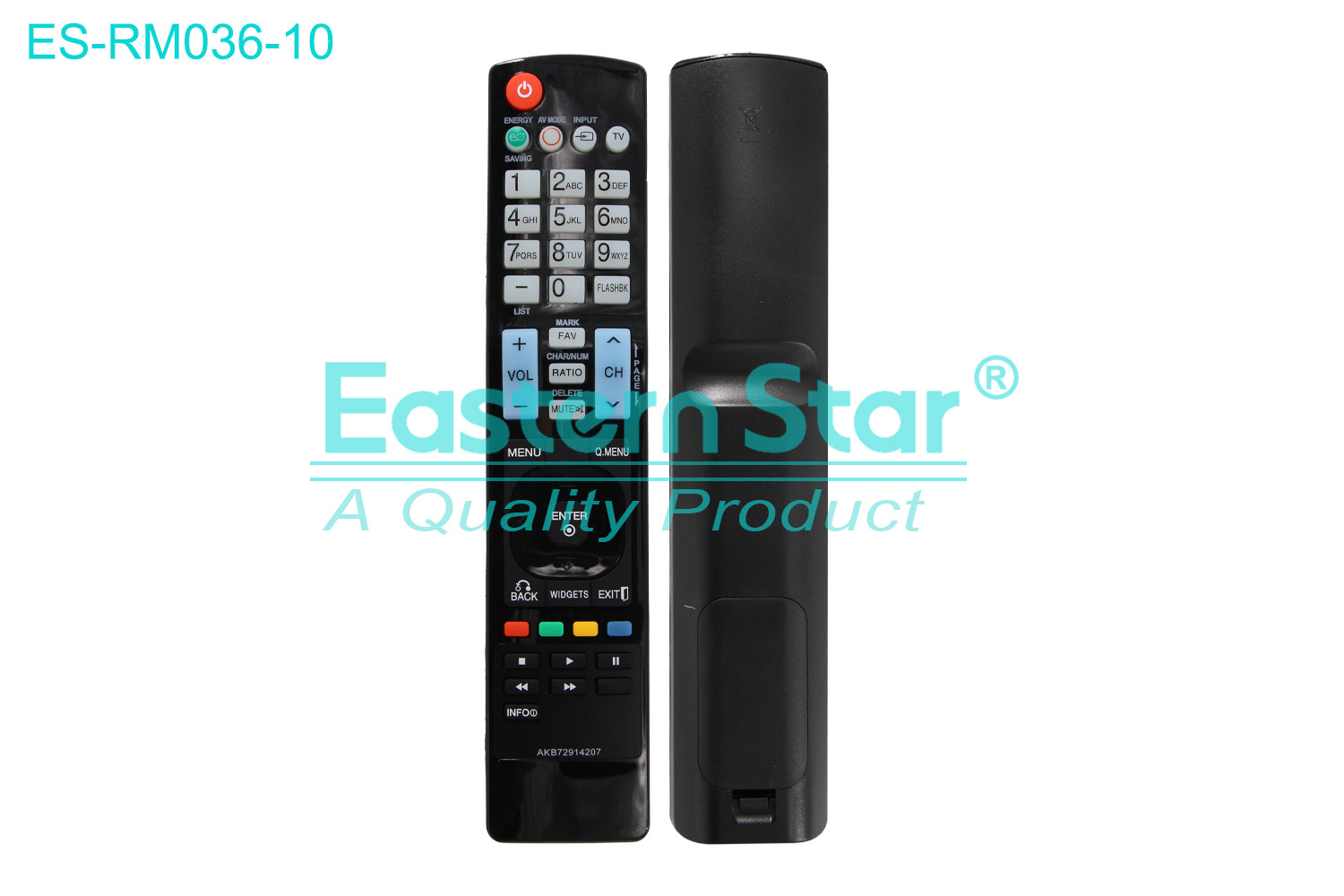 ES-RM036-10 Compatible for Lg Smart TV Remote Control R/M 46 Keys