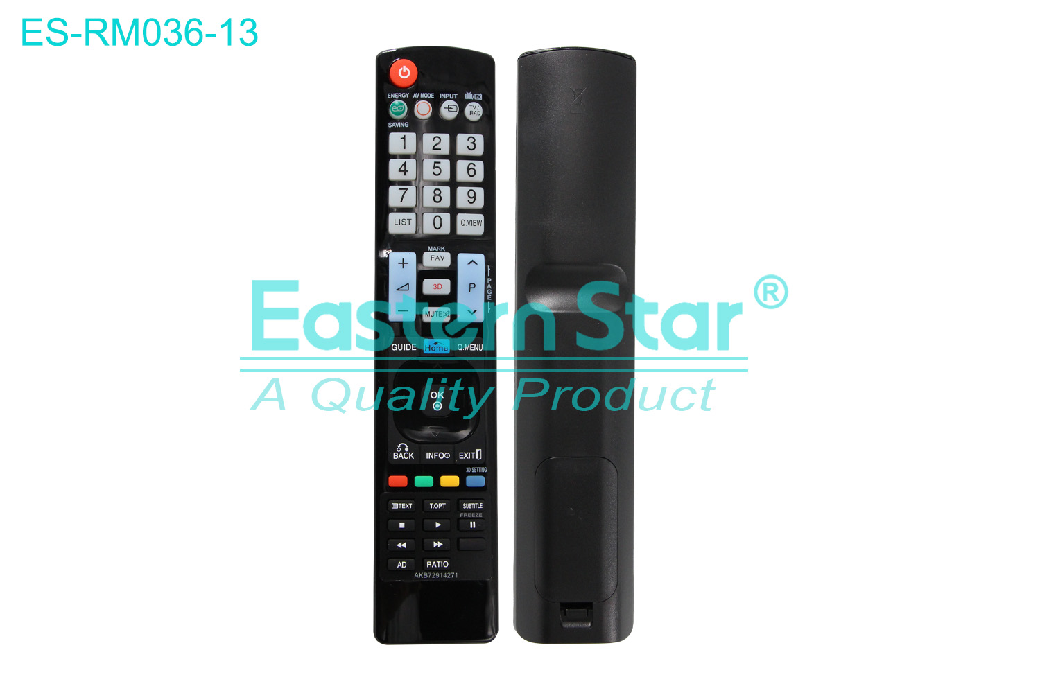 ES-RM036-13 Compatible for Lg Smart TV Remote Control R/M 50 Keys