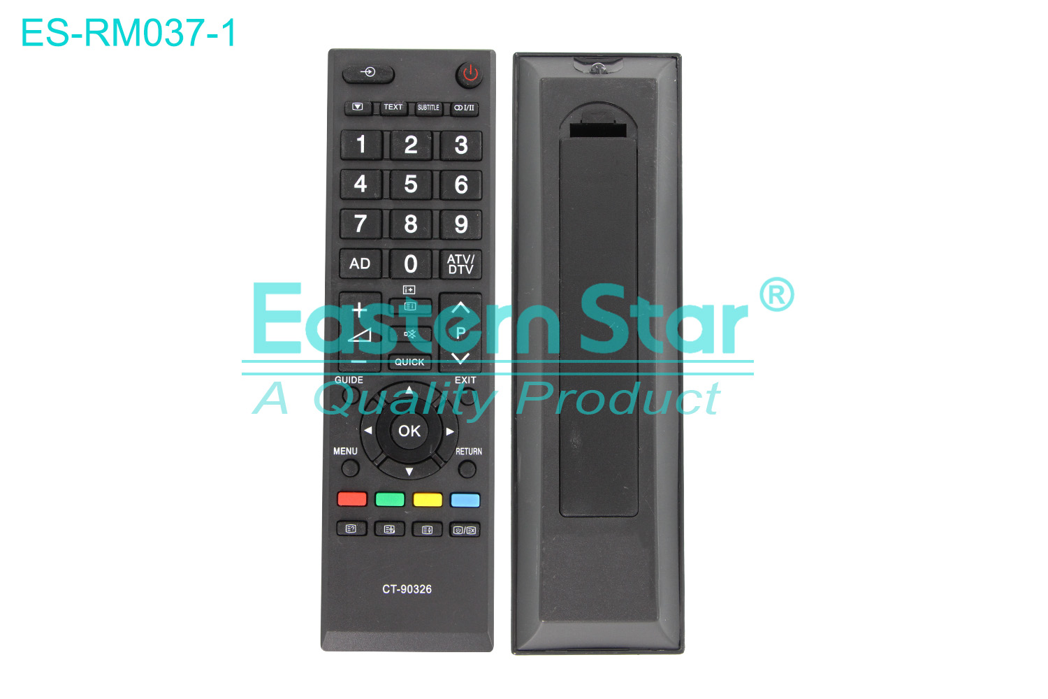 ES-RM037-1 Compatible for / Smart TV Remote Control R/M 42 Keys