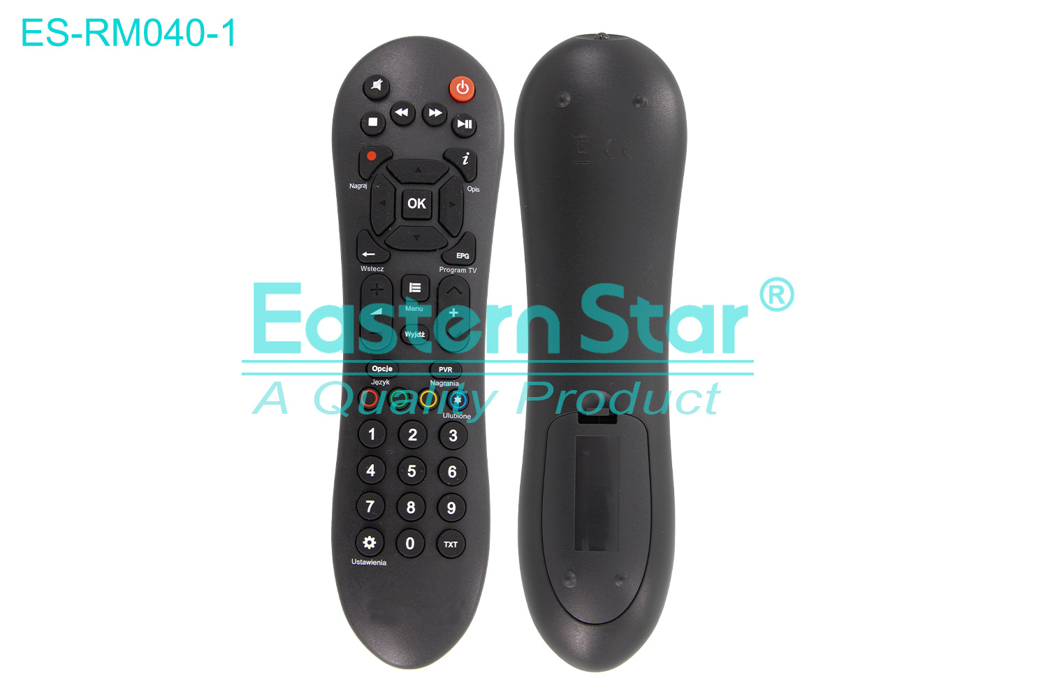 ES-RM040-1 Compatible for / Smart TV Remote Control R/M 39 Keys