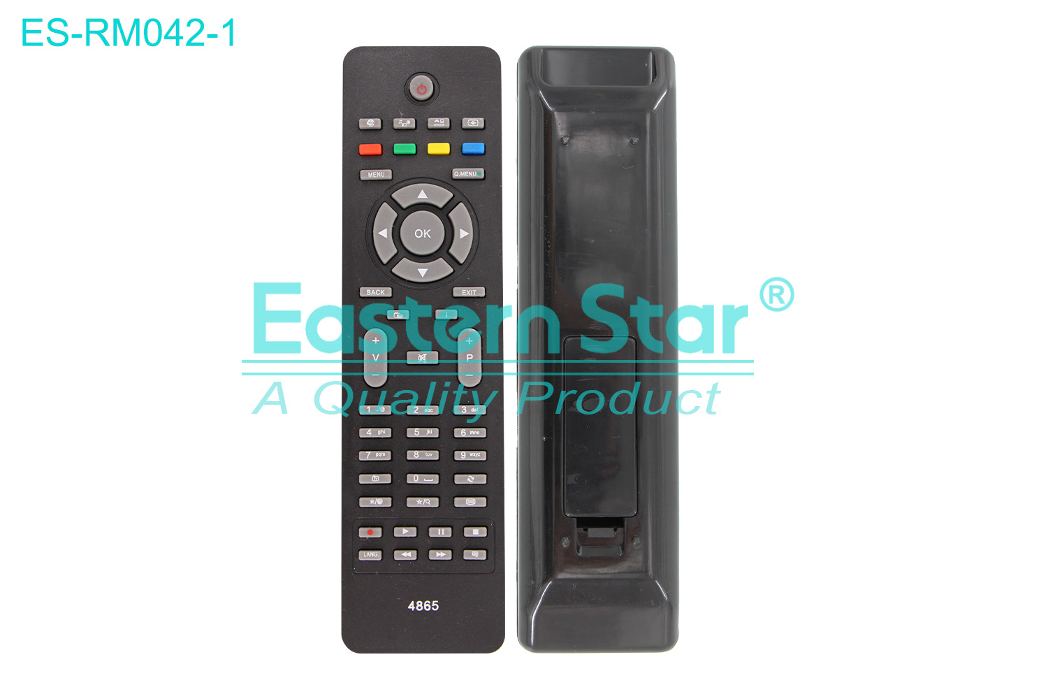 ES-RM042-1 Compatible for / Smart TV Remote Control R/M 48 Keys