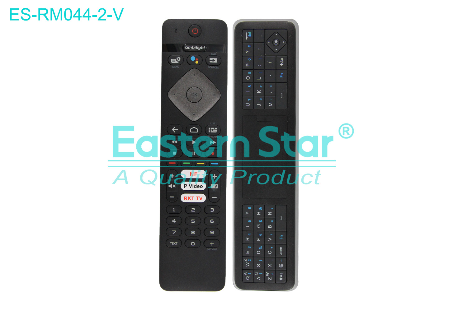 ES-RM044-2-V Compatible for / Smart TV Remote Control R/M 95 Keys