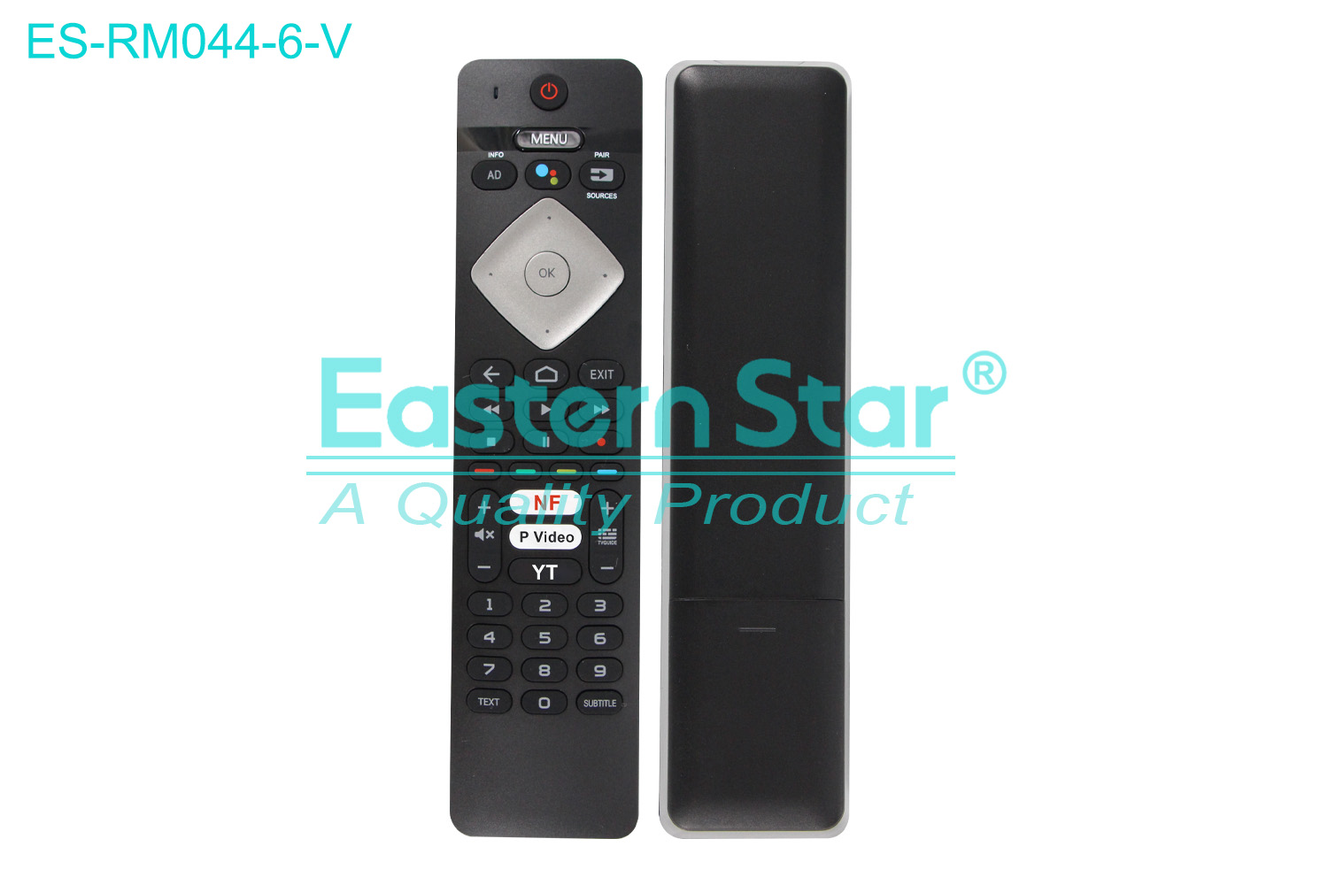 ES-RM044-6-V Compatible for / Smart TV Remote Control R/M 44 Keys
