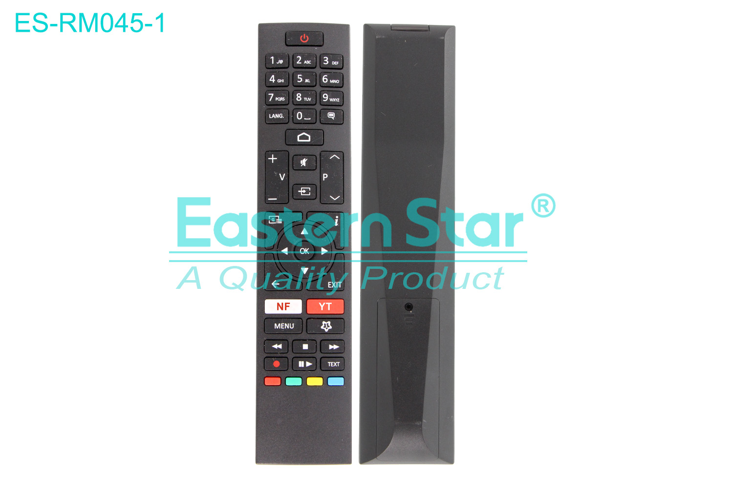 ES-RM045-1 Compatible for Toshiba Smart TV Remote Control R/M 43 Keys