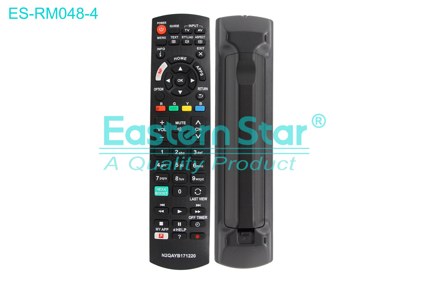 ES-RM048-4 Compatible for Panasonic Smart TV Remote Control R/M 50 Keys