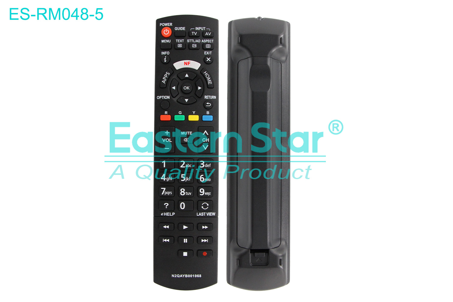 ES-RM048-5 Compatible for Panasonic Smart TV Remote Control R/M 49 Keys