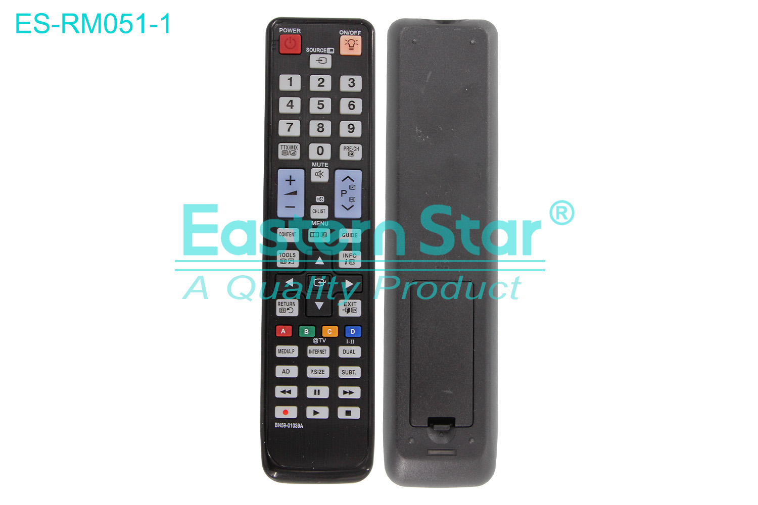 ES-RM051-1 Compatible for / Smart TV Remote Control R/M 49 Keys