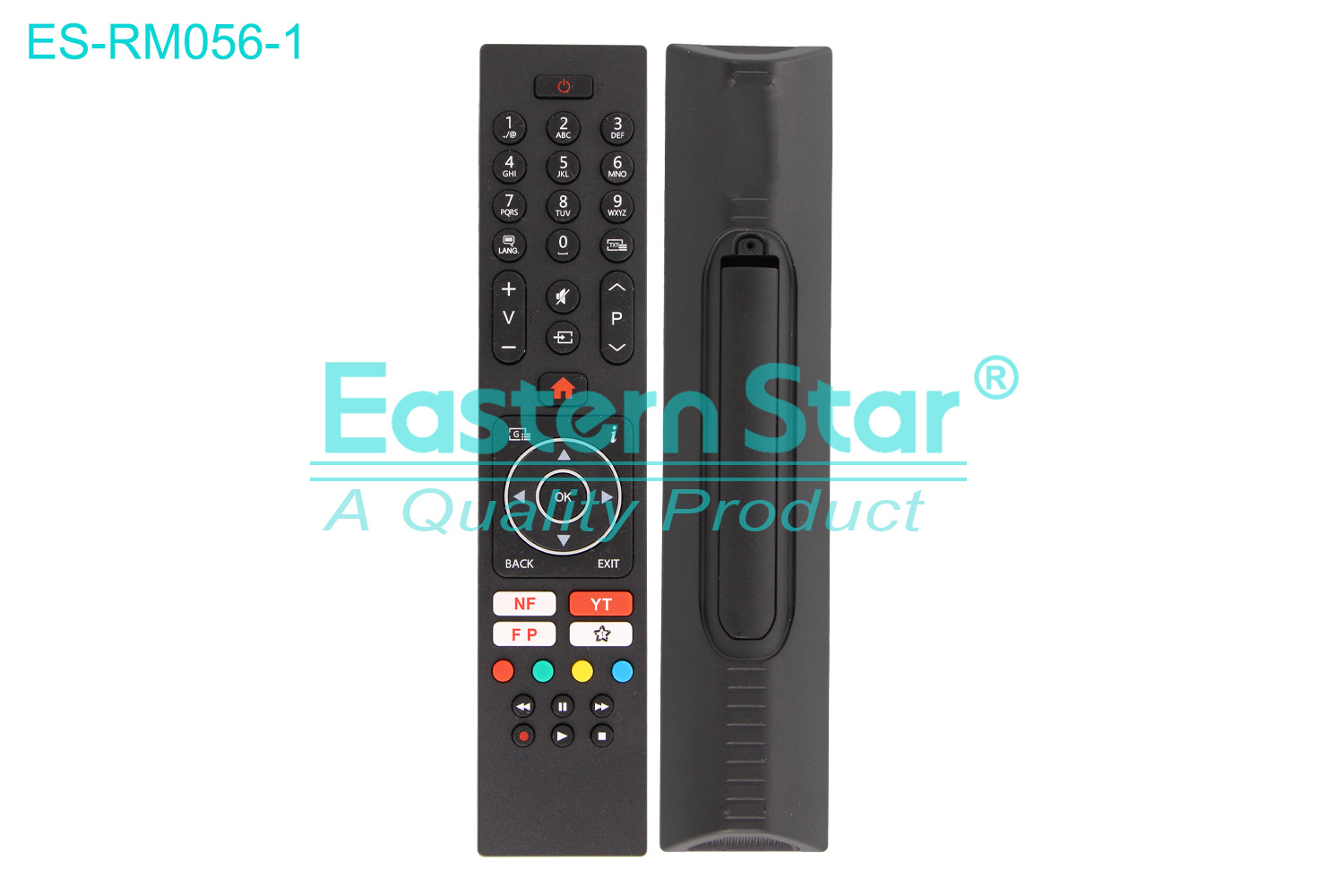 ES-RM056-1 Compatible for / Smart TV Remote Control R/M 43 Keys