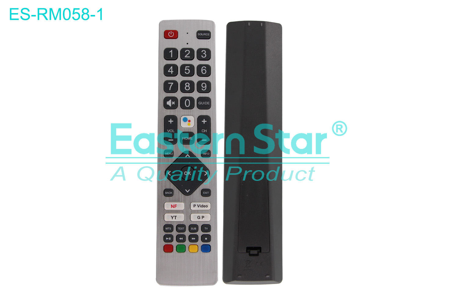 ES-RM058-1 Compatible for / Smart TV Remote Control R/M 45 Keys