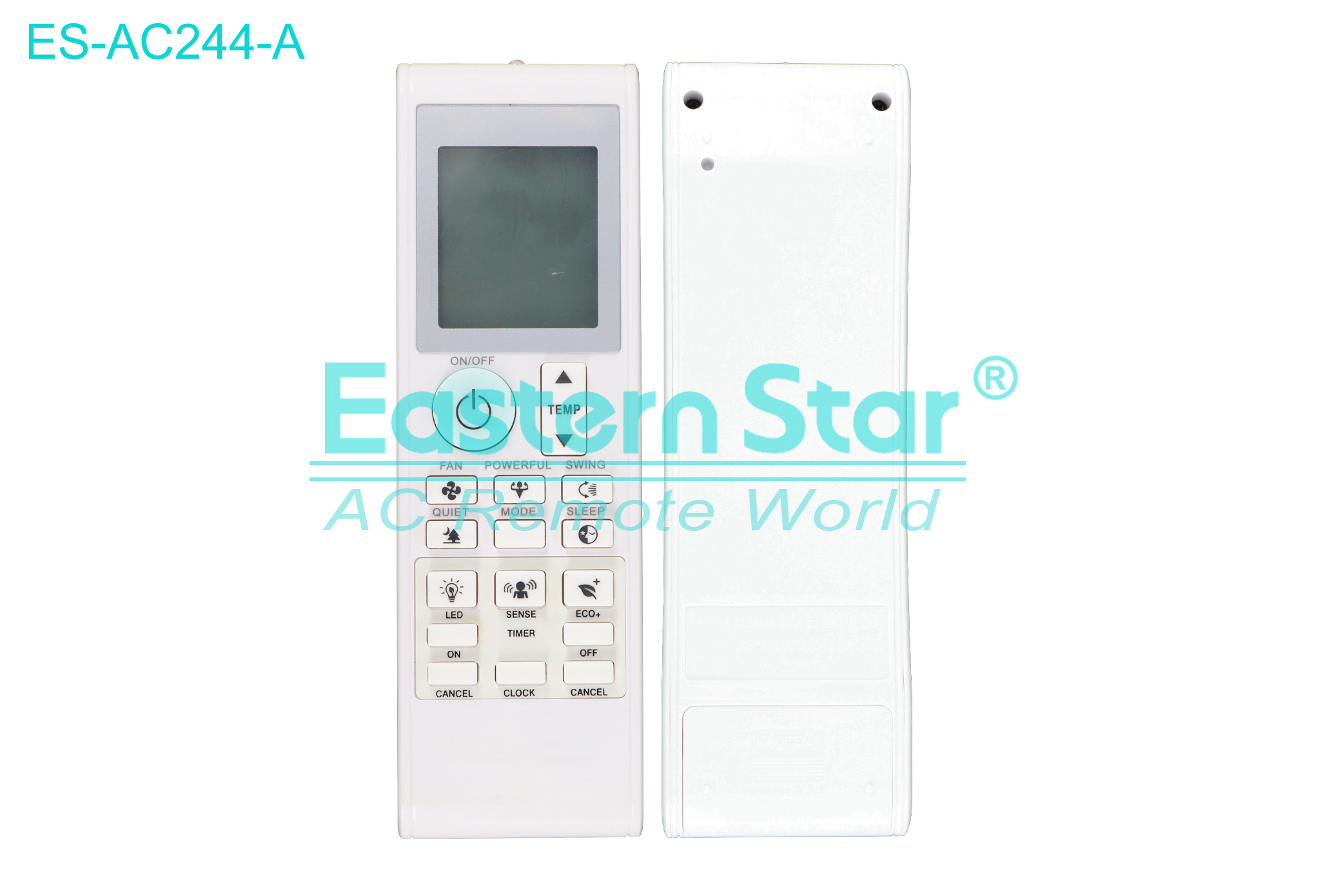 ES-AC244-A High Quality China Remote AC Remote for Daikin Air Conditioner Remote A/C 17 keys