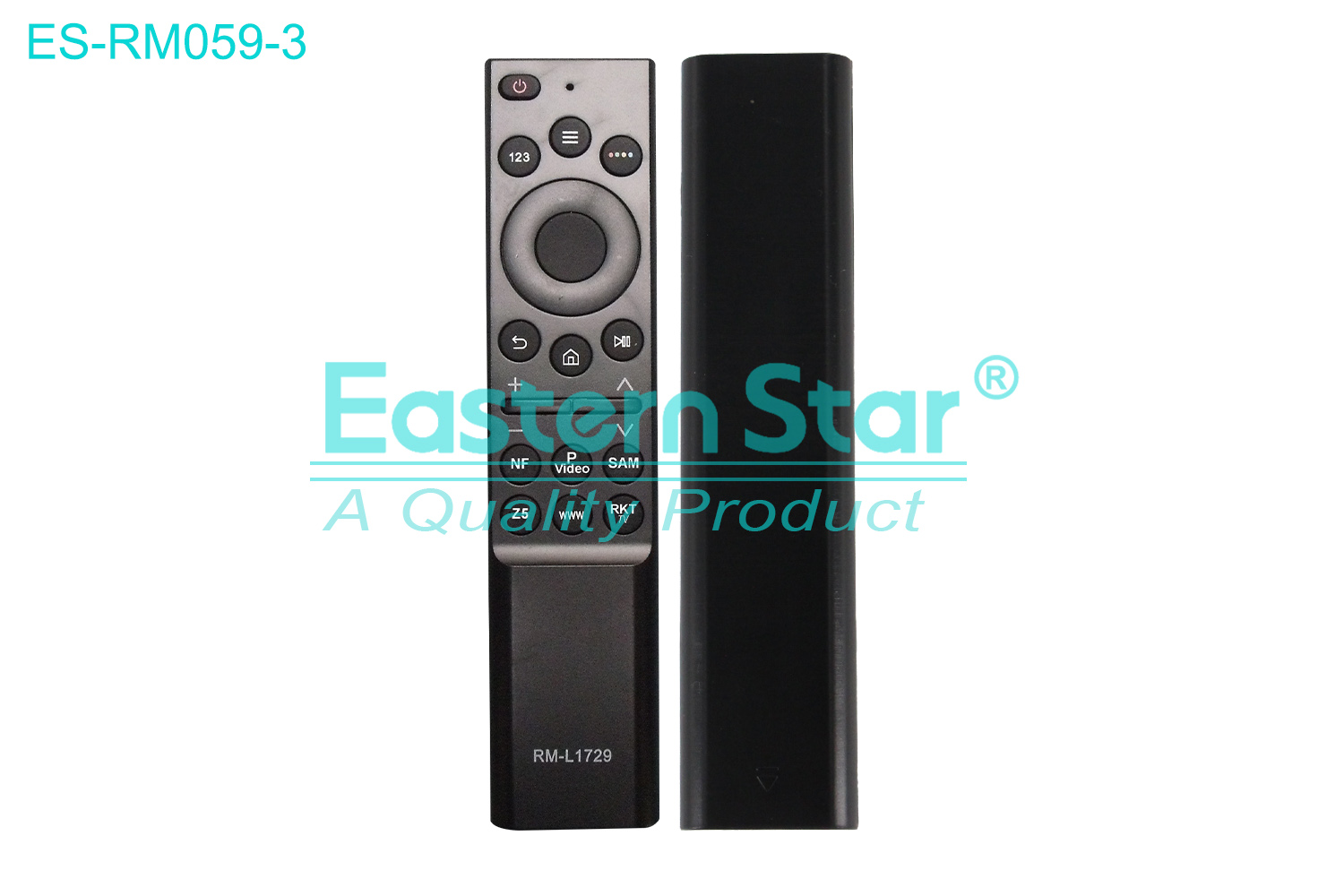 ES-RM059-3 Compatible for / Smart TV Remote Control R/M 20 Keys