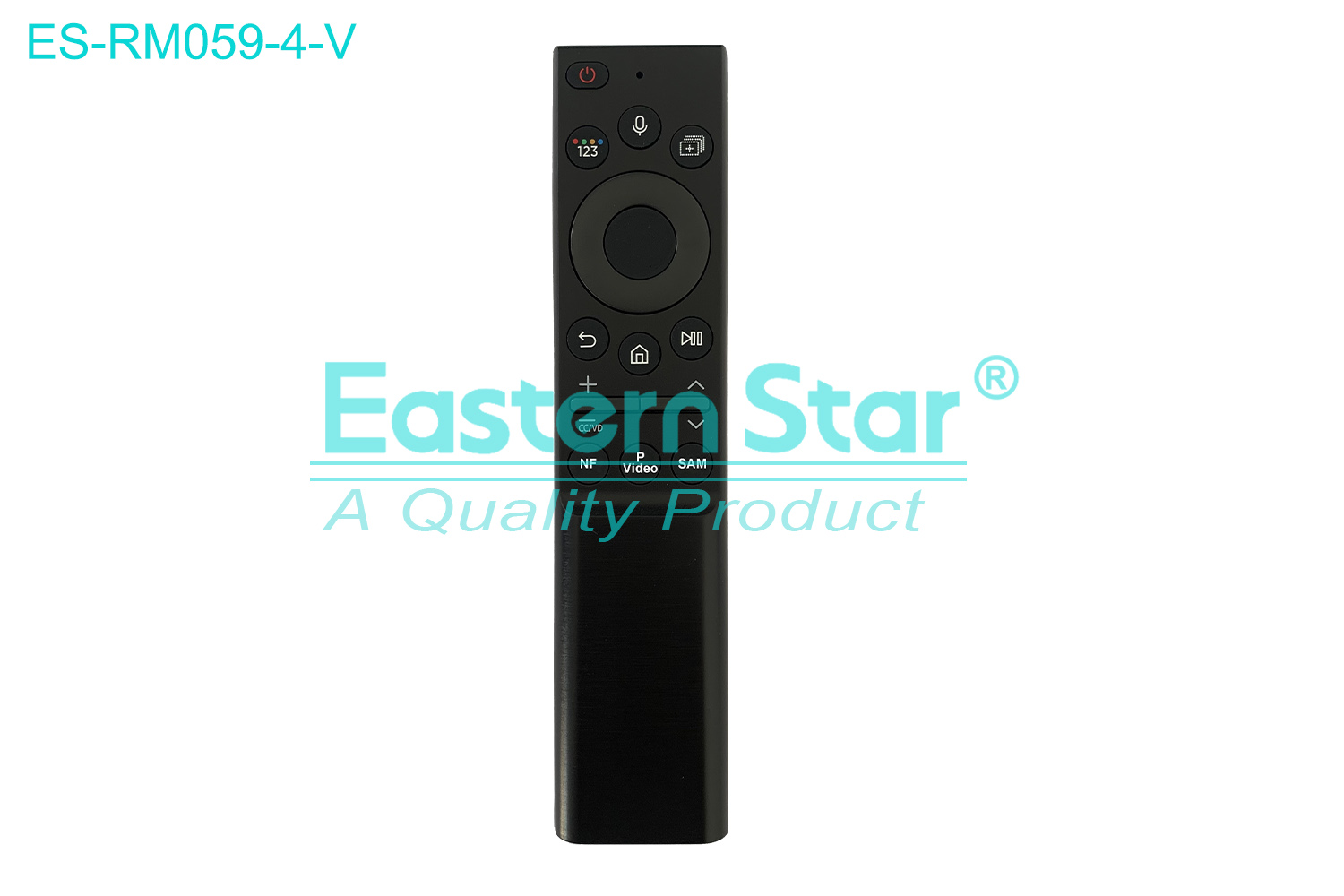 ES-RM059-4-V Compatible for / Smart TV Remote Control R/M 17 Keys